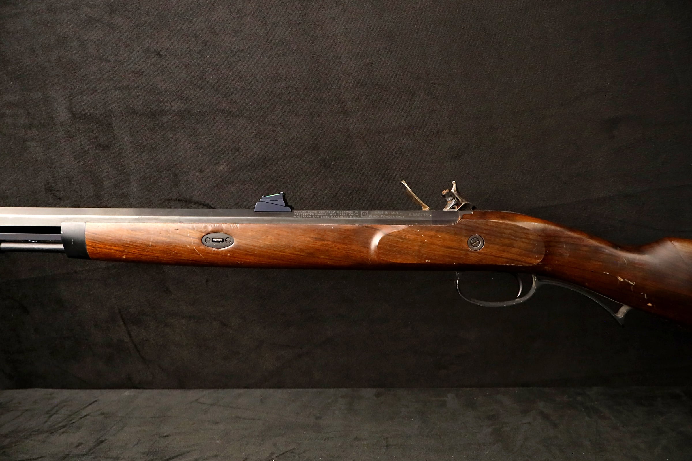 2000 Investarm Lyman Deerstalker .50 Cal Flintlock Black Powder Rifle-img-11