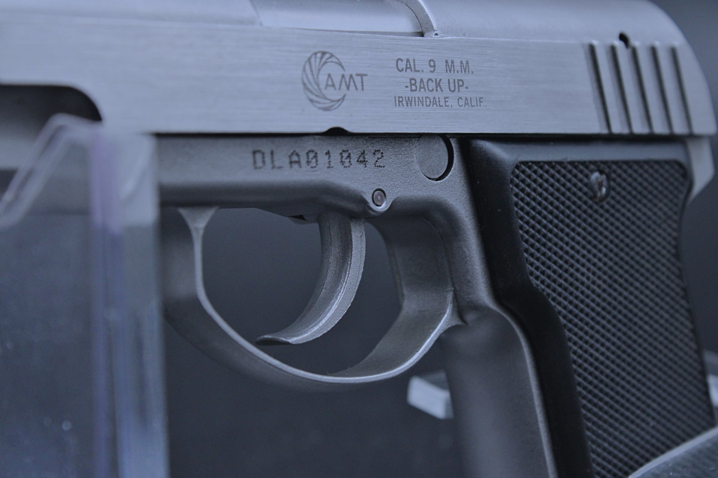1990s AMT Back Up 9mm 2.5" BBL Stainless Steel-img-23