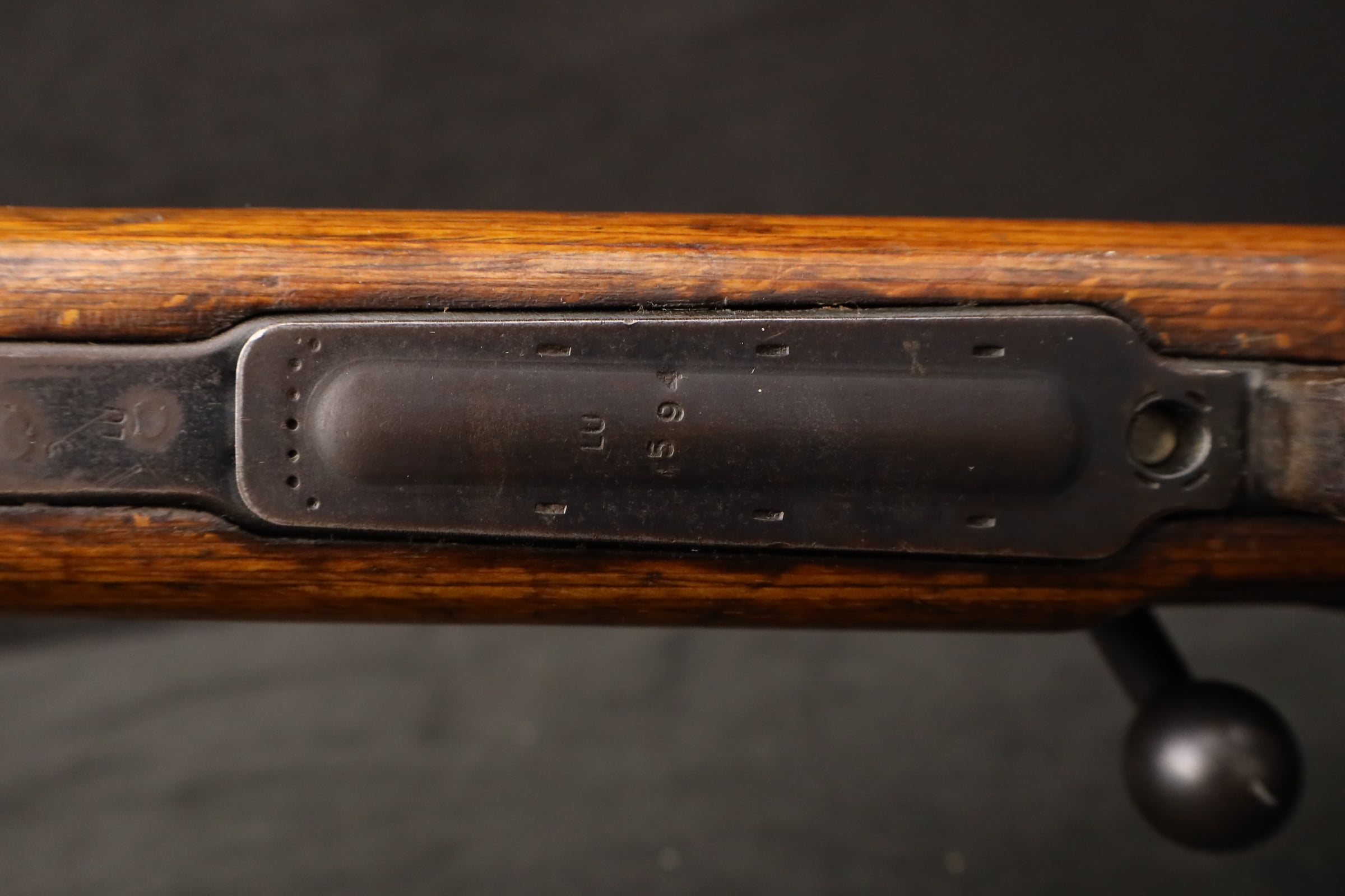 Mauser K98K ar 44 8mm GI Bring-Back Barracks Bag Cut Non-Import WWII Rifle-img-20