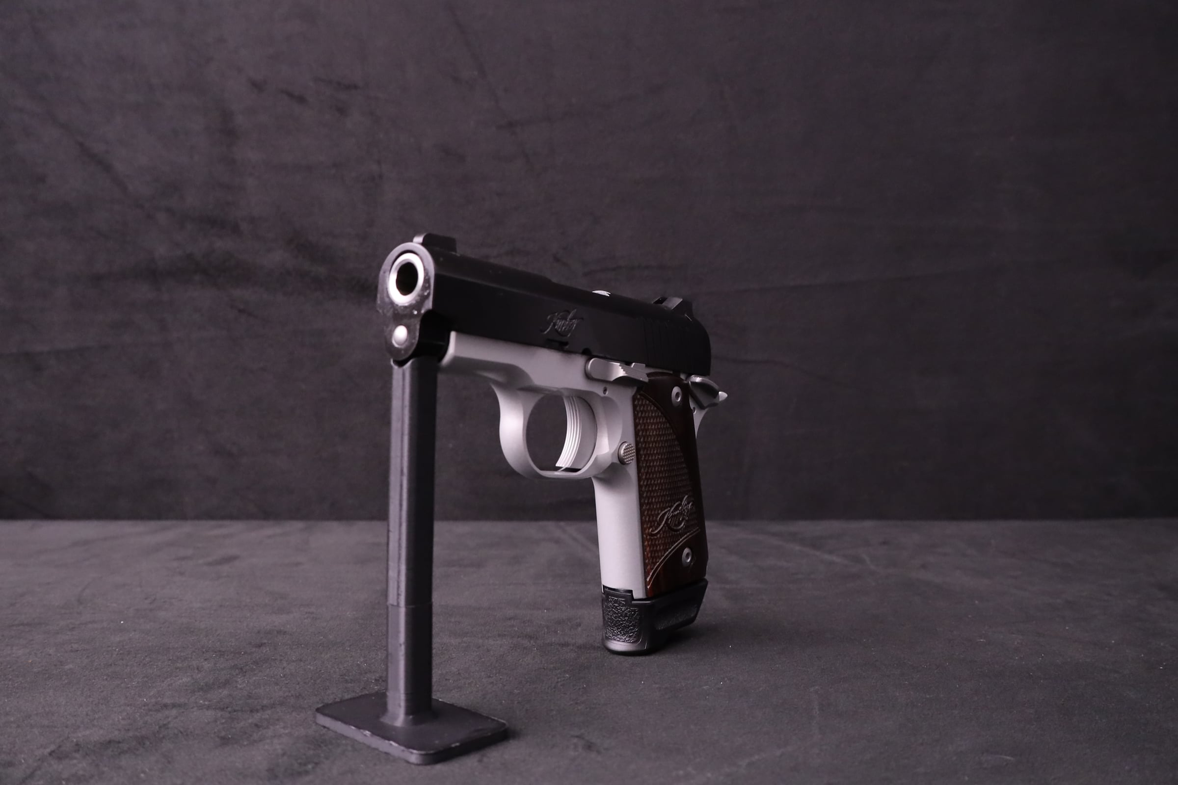 Kimber Micro 9 RTC Two-Tone 9mm Rosewood Grips Alluminum Frame Holster-img-6