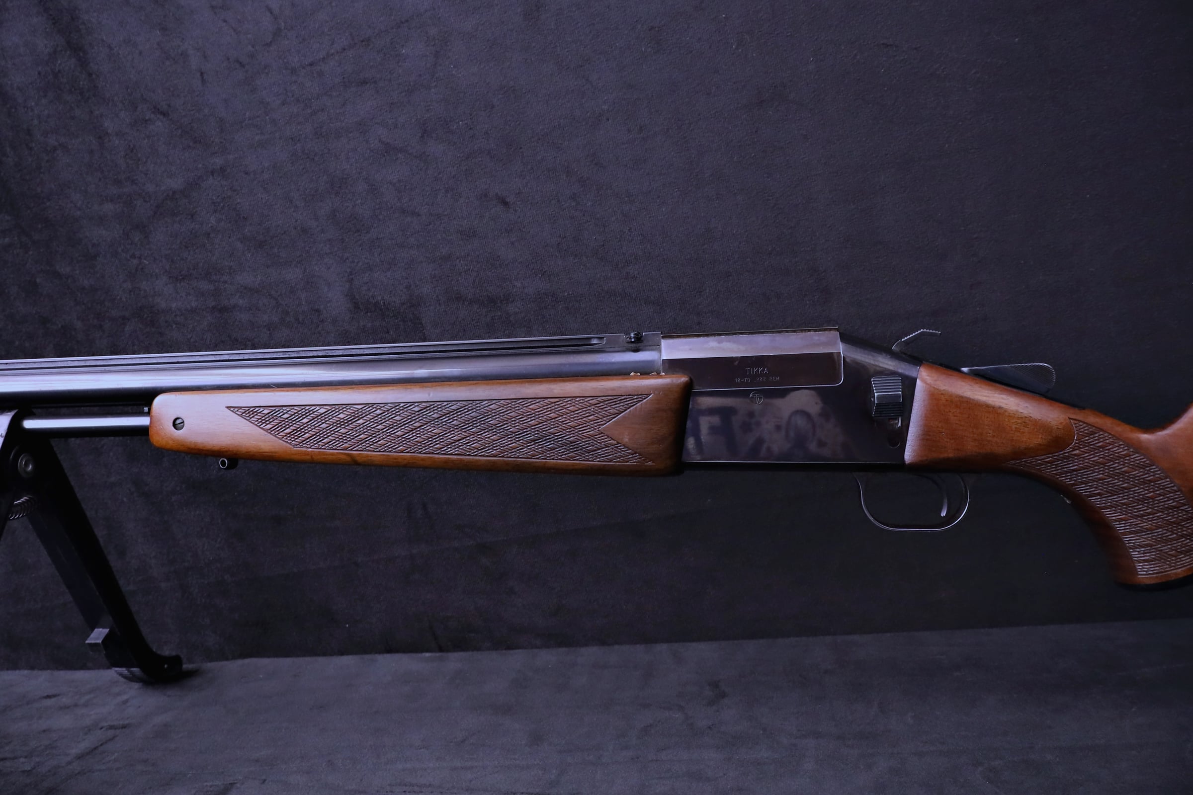 1970s Tikka 12-70 12 GA .222 Rem Over/Under Combo Gun Sako-img-14