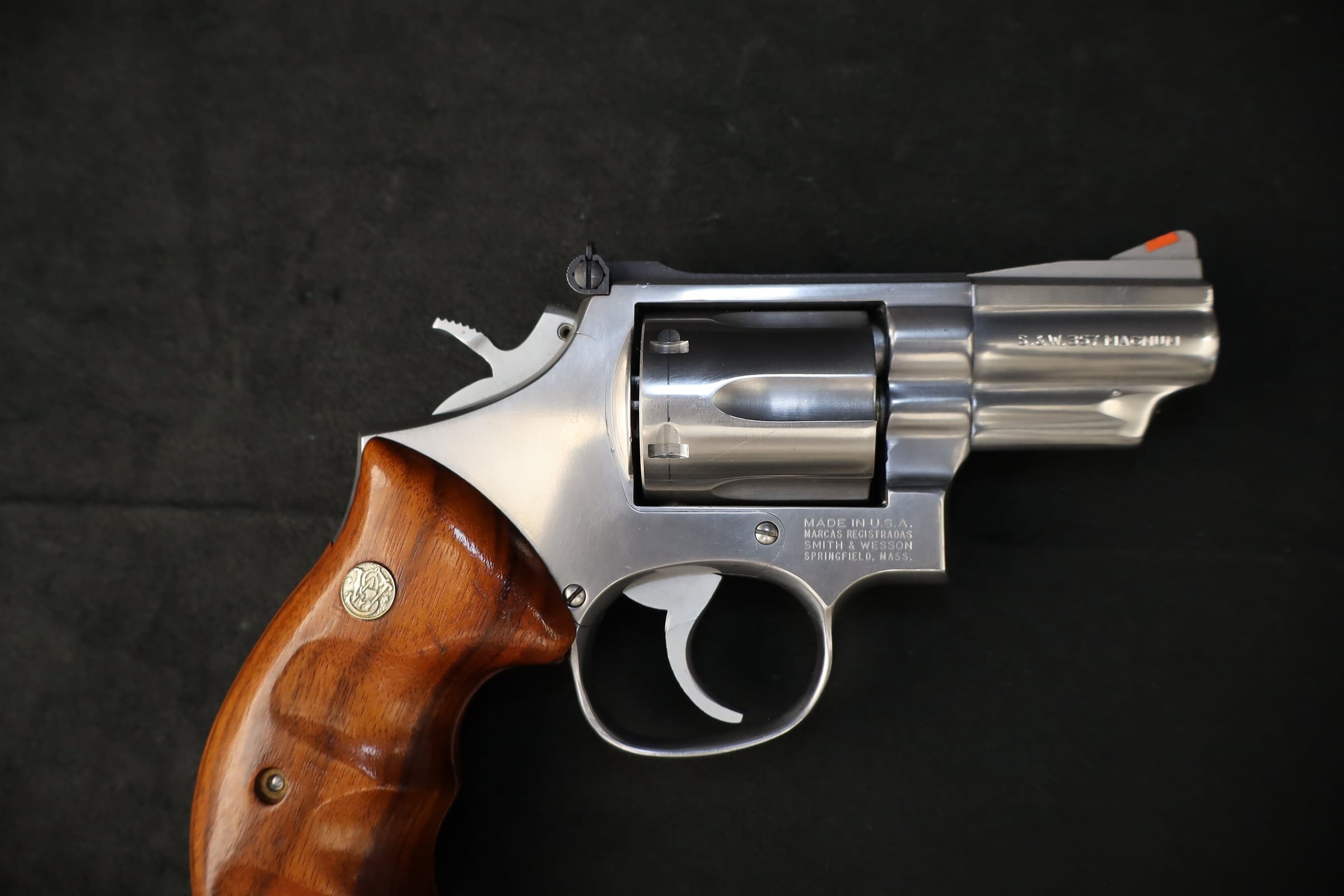 1984 Smith & Wesson Model 66-2 .357 Magnum 2.5" Stainless Combat Magnum-img-8