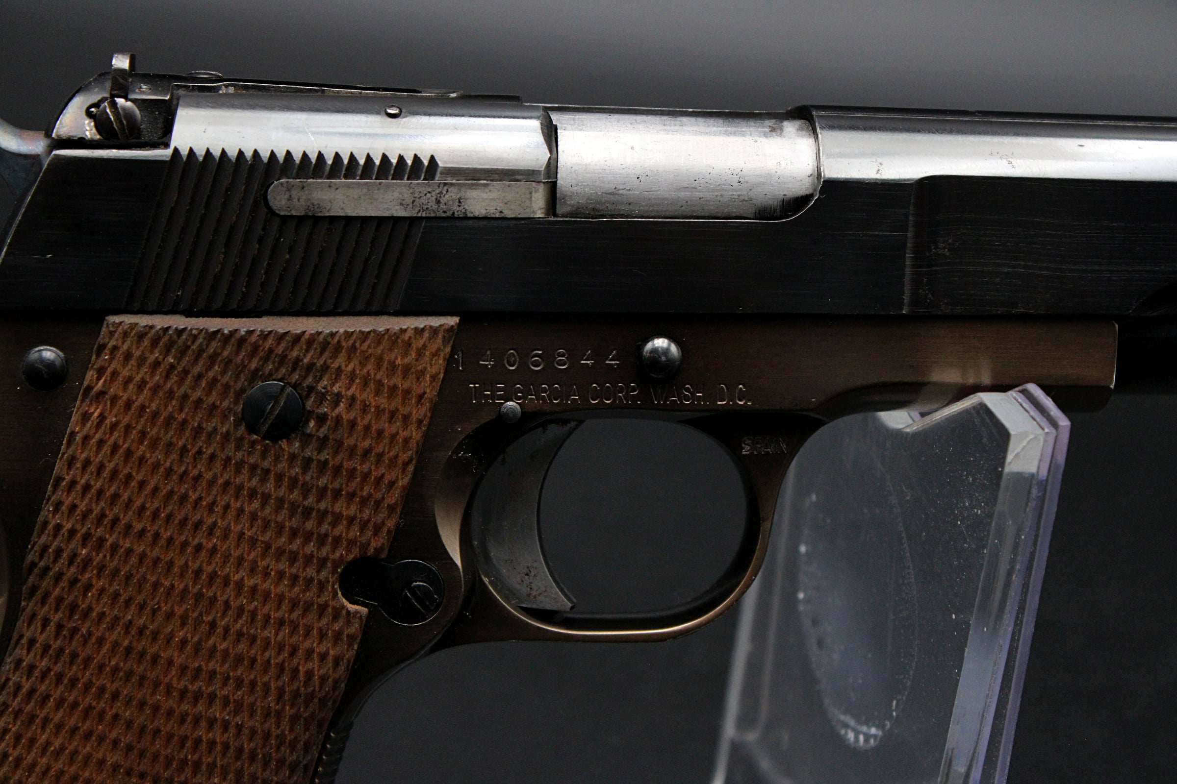1975 Star PD .45 ACP Compact Pistol 3.75" Blued Bronze Two Tone Wood Grips-img-16
