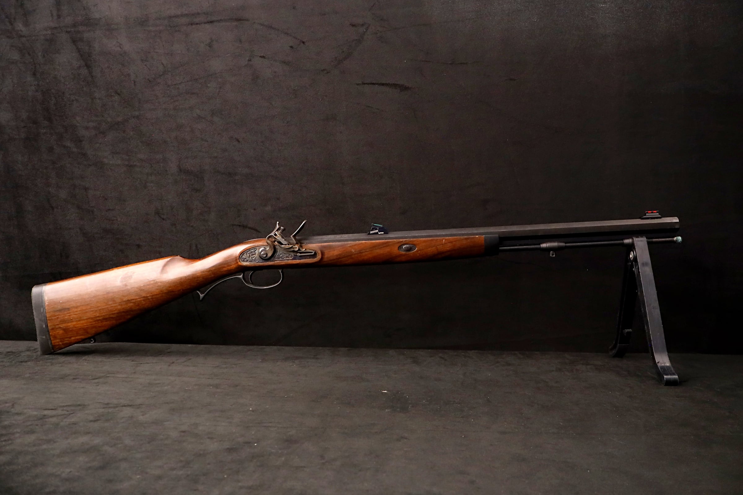 2000 Investarm Lyman Deerstalker .50 Cal Flintlock Black Powder Rifle-img-3