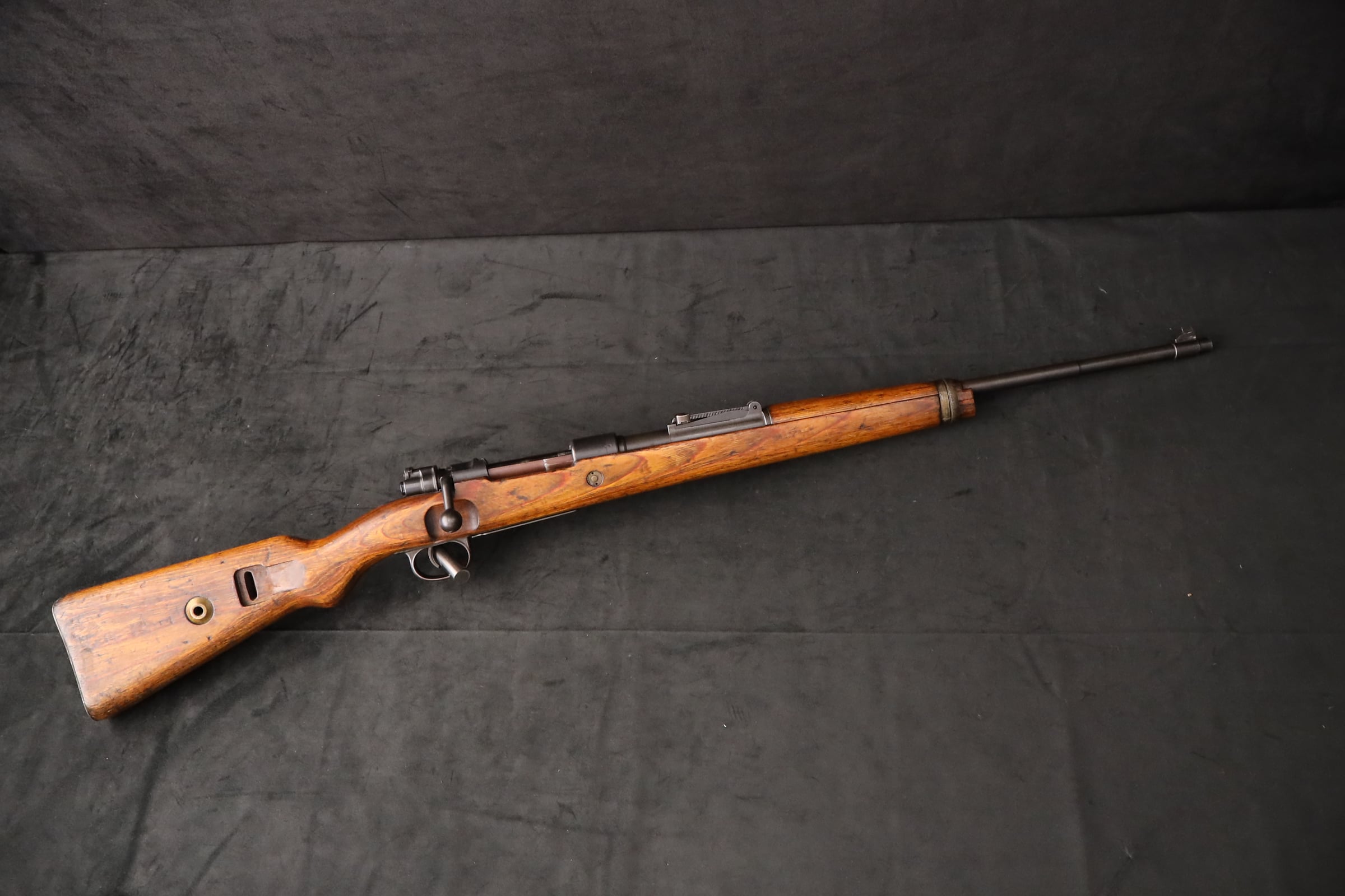 Mauser K98K ar 44 8mm GI Bring-Back Barracks Bag Cut Non-Import WWII Rifle-img-2