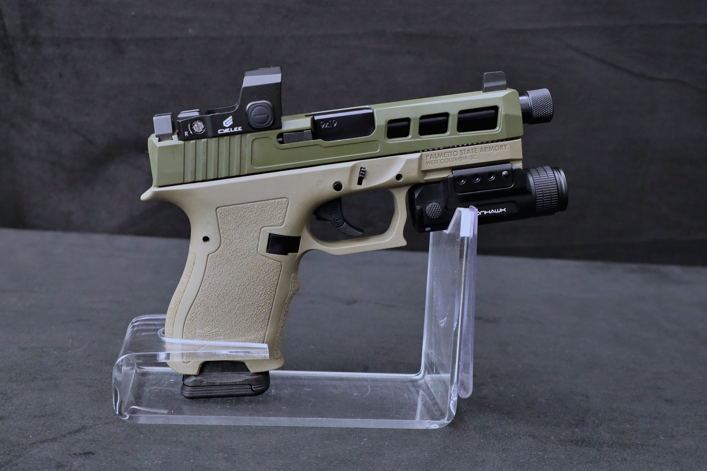 Palmetto State Armory Dagger Compact 9mm w/ Red Dot Light & Case-img-24