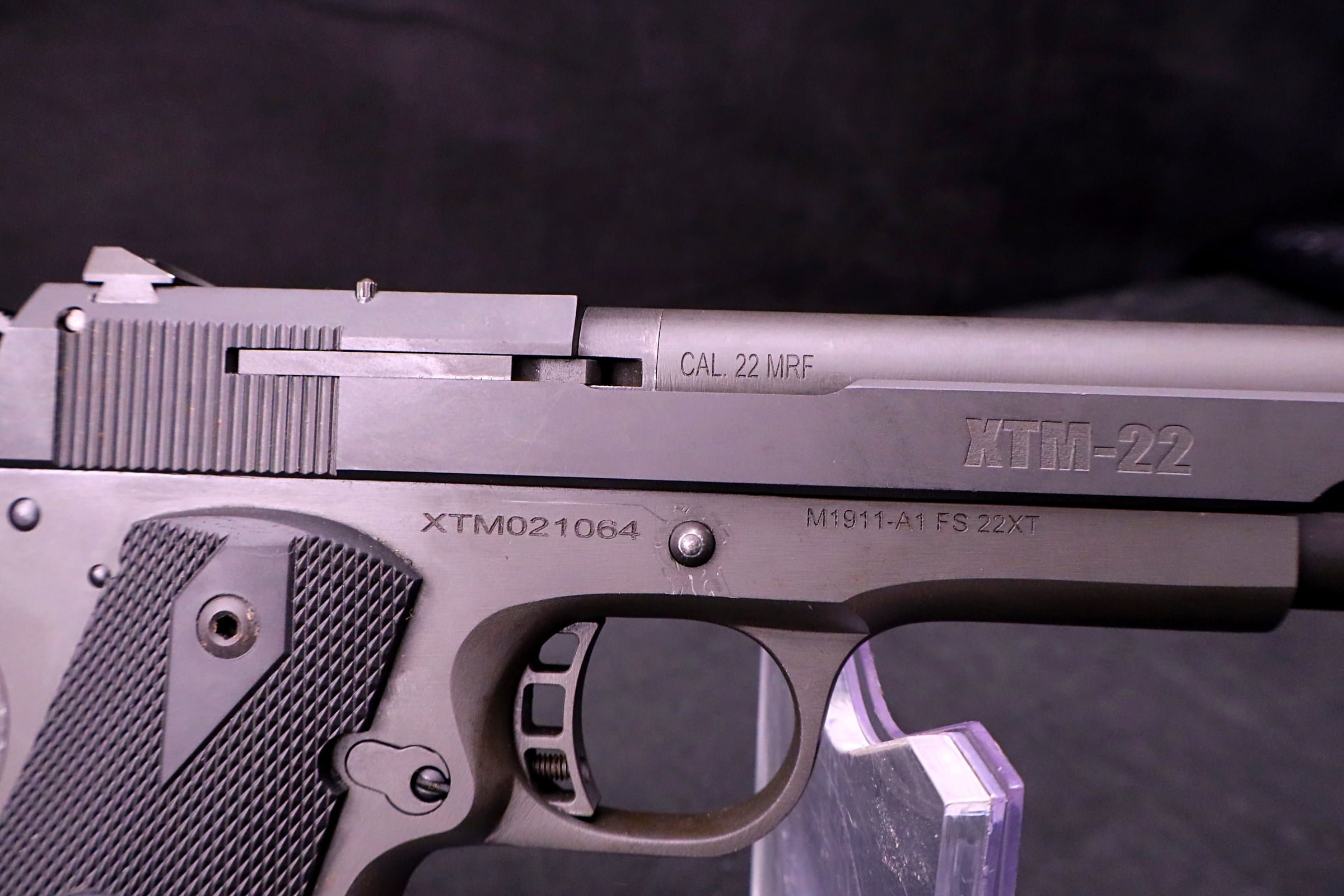 Rock Island Armory XTM-22 .22 WMR 1911 Pistol 4.5 Inch 4 Mags & Case-img-16