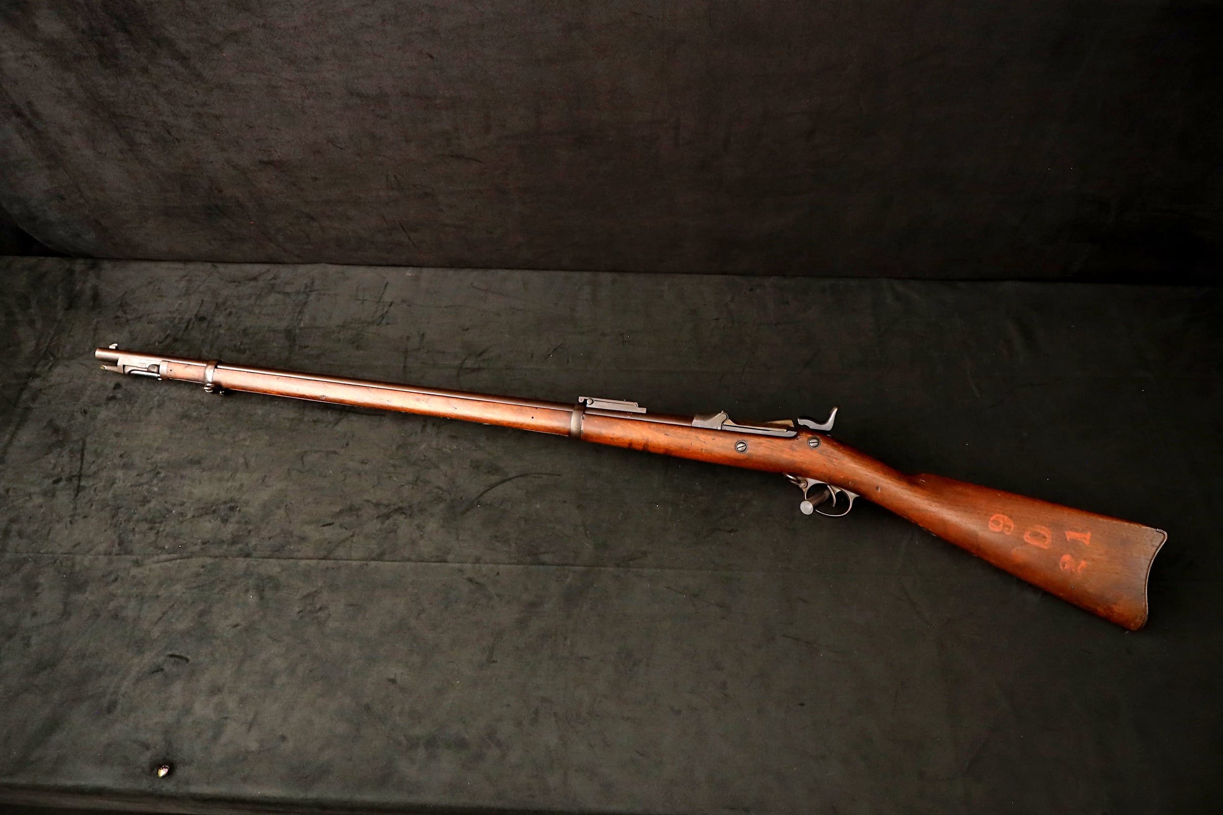 Antique 1880 Springfield Armory 1873 Trapdoor .45-70 Single Shot Rifle-img-1
