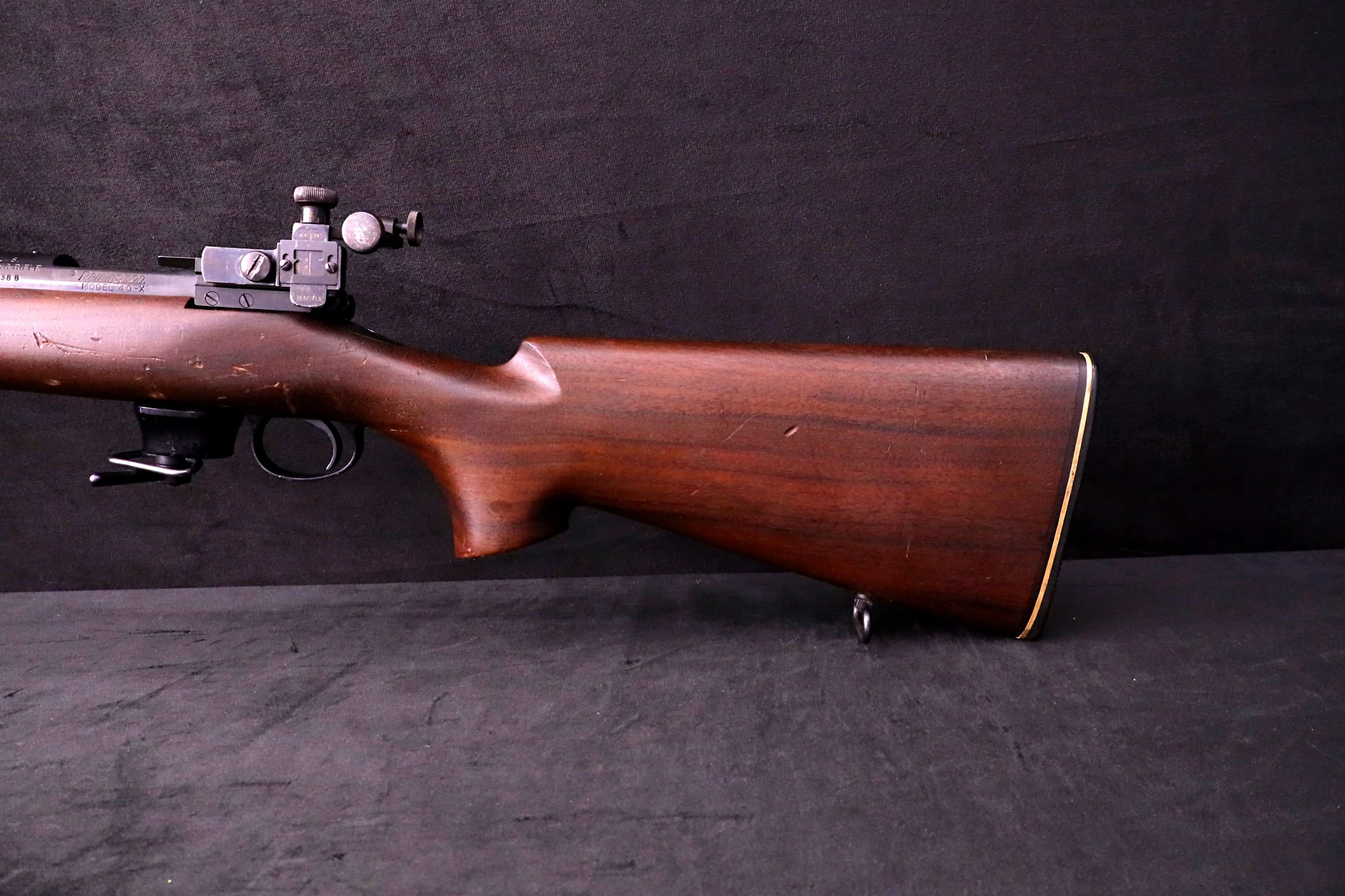 1964 Remington 40-X U.S. Trainer .22 LR 28 Inch Bull Barrel Redfield Sights-img-12