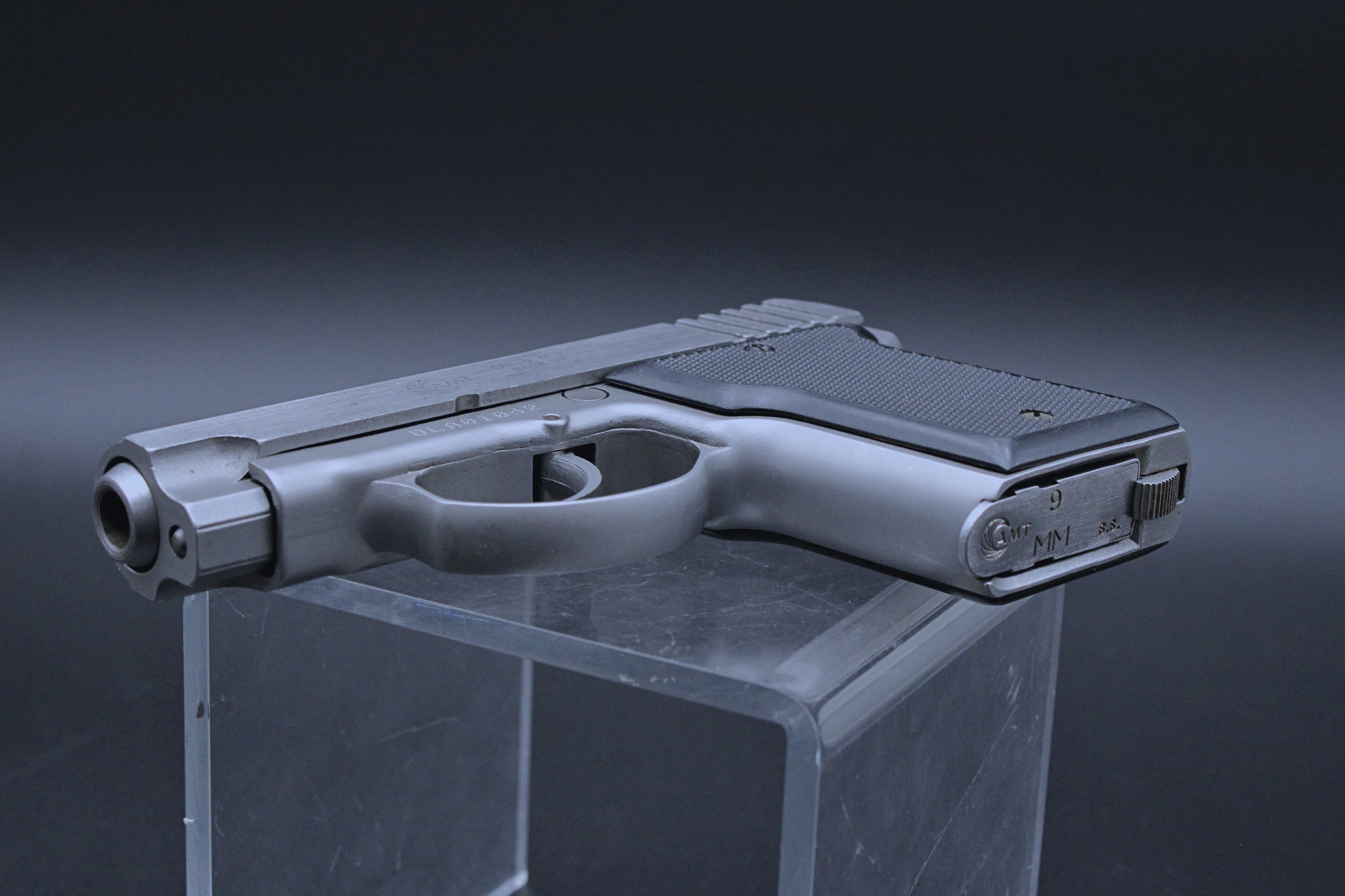 1990s AMT Back Up 9mm 2.5" BBL Stainless Steel-img-17