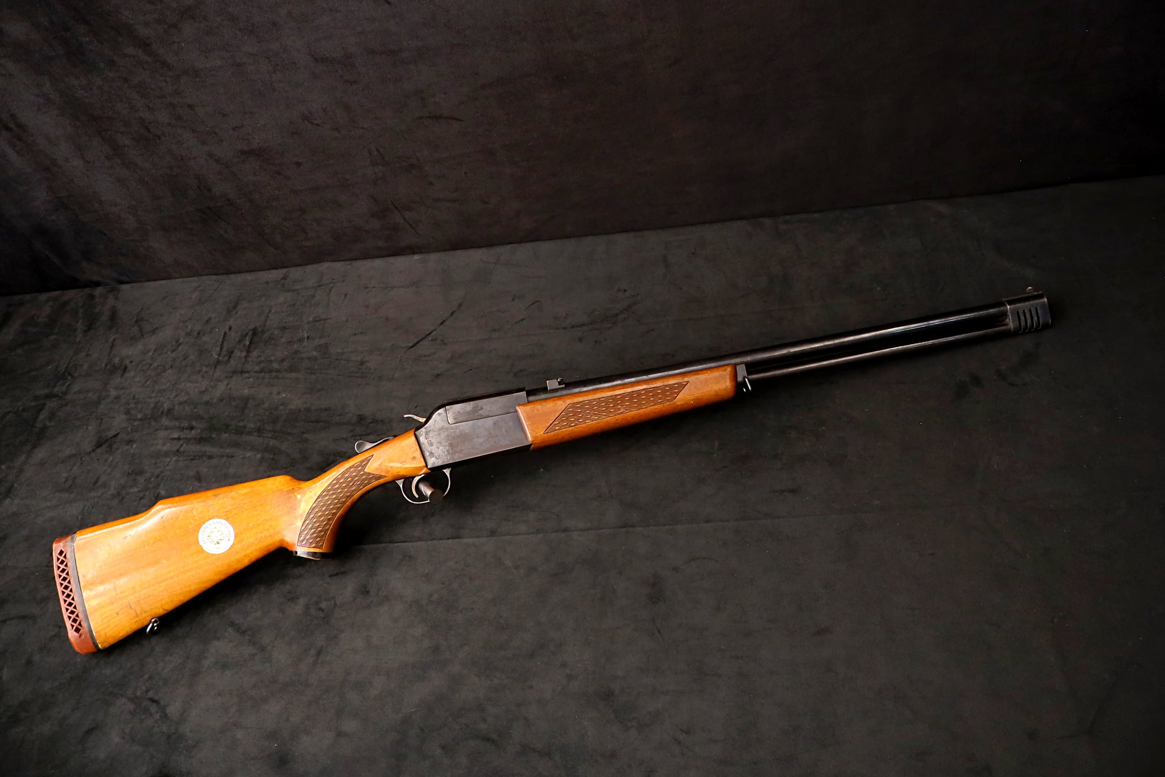1975 Tikka 12-70 M-70 Over/Under Combo Gun 12 GA .222 Rem 26"-img-1