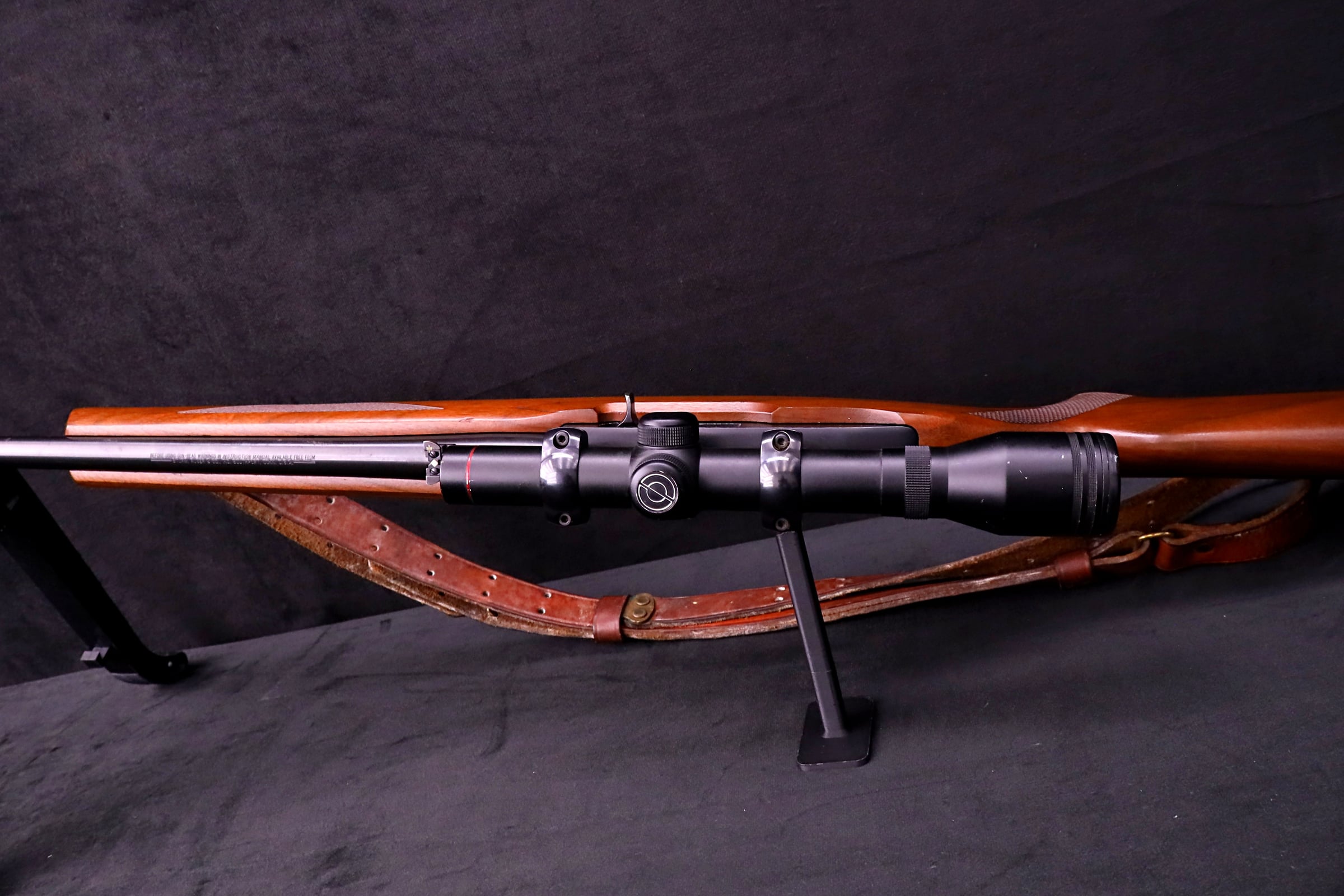 1996 Ruger 10/22 Carbine .22 LR 18.5" Wood Simmons 4X Scope Leather Sling-img-14