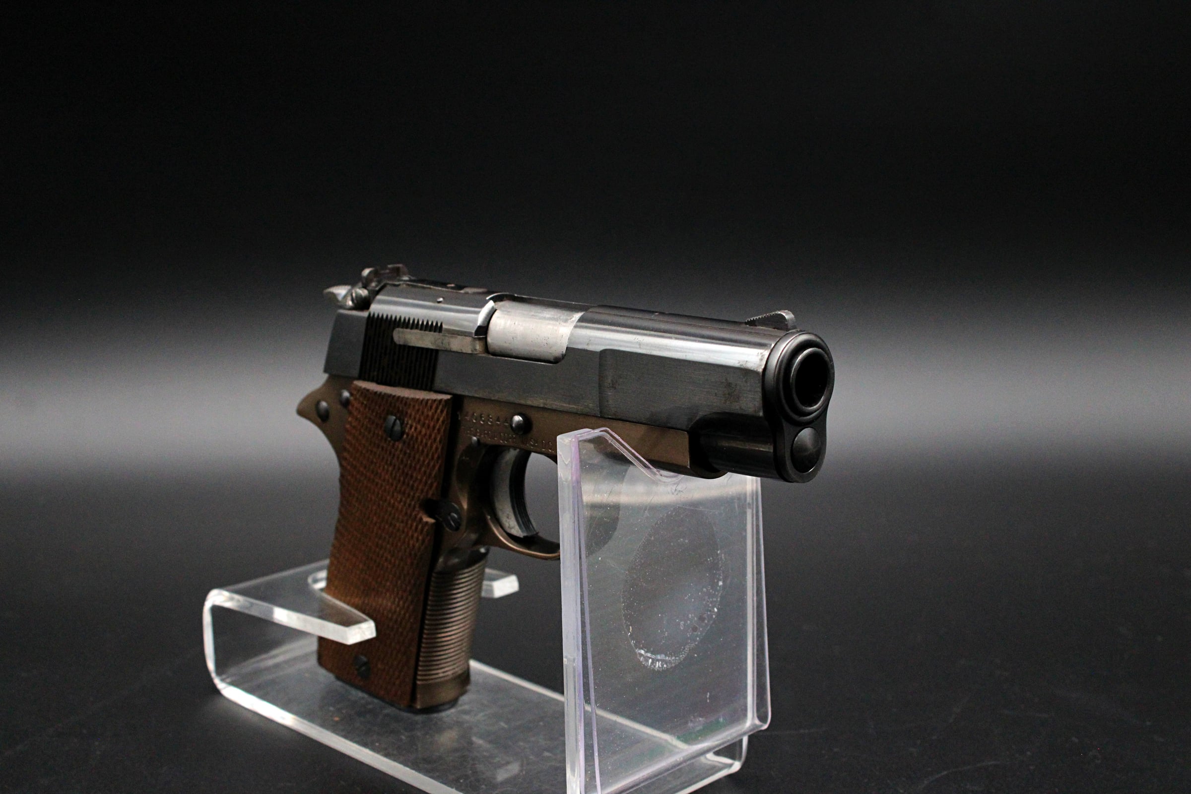 1975 Star PD .45 ACP Compact Pistol 3.75" Blued Bronze Two Tone Wood Grips-img-10