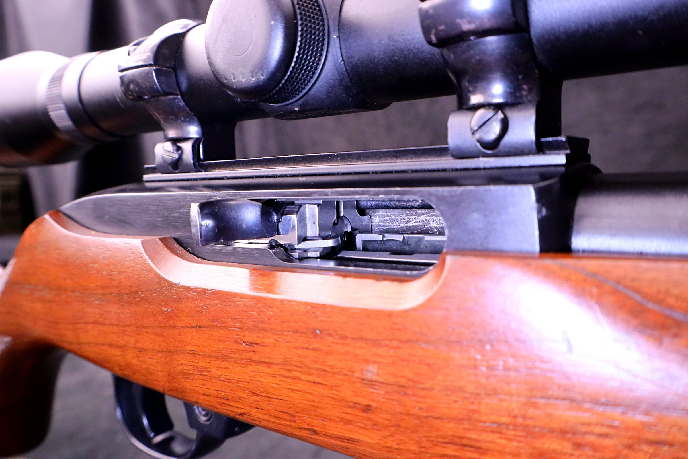 1996 Ruger 10/22 Carbine .22 LR 18.5" Wood Simmons 4X Scope Leather Sling-img-24