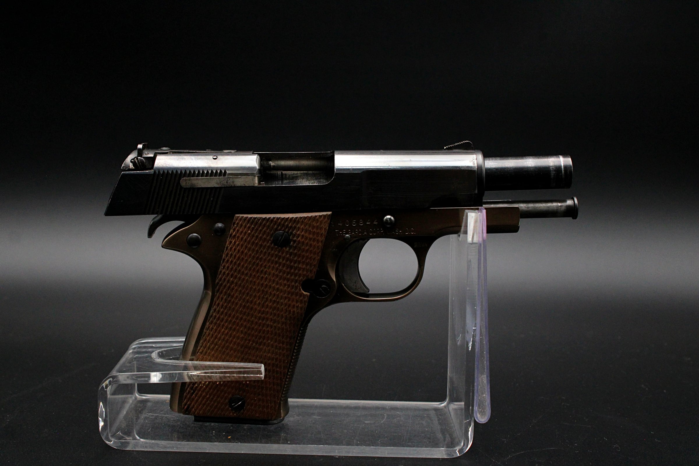 1975 Star PD .45 ACP Compact Pistol 3.75" Blued Bronze Two Tone Wood Grips-img-19