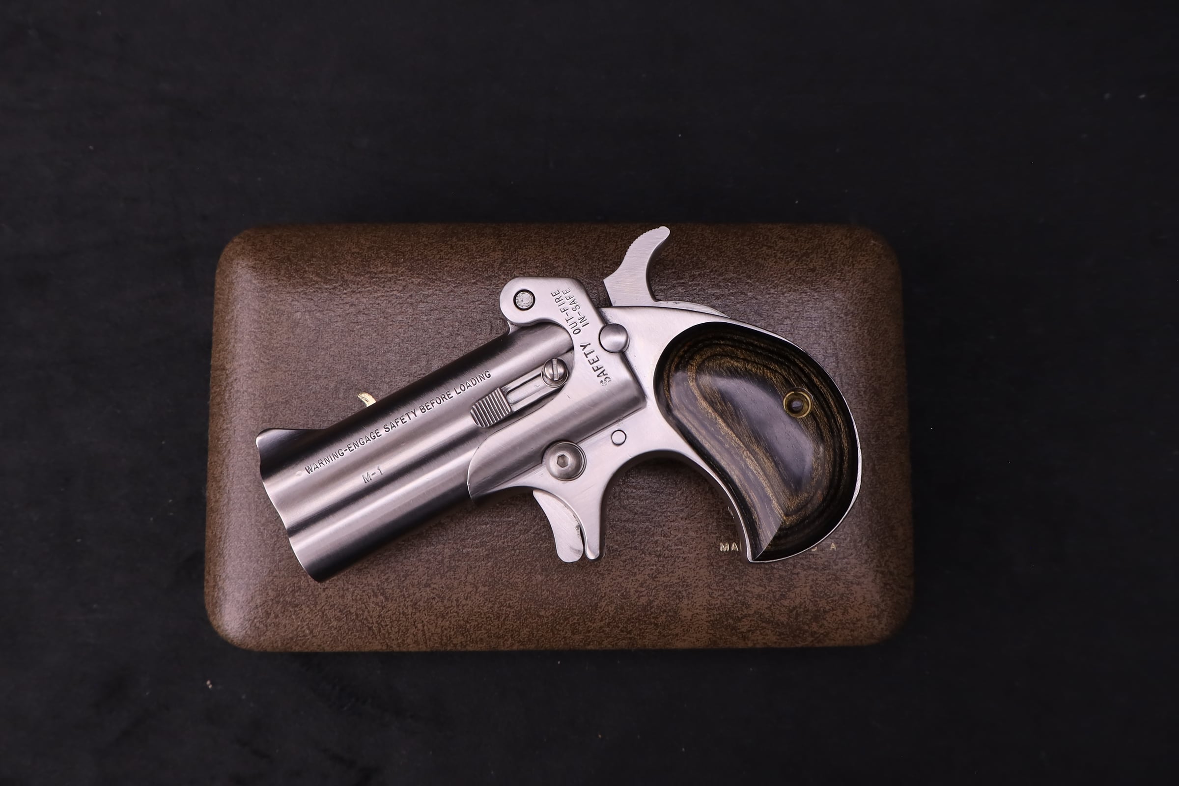 American Derringer M-1 45 LC 410 Bore 2-Shot Derringer Waco TX-img-3