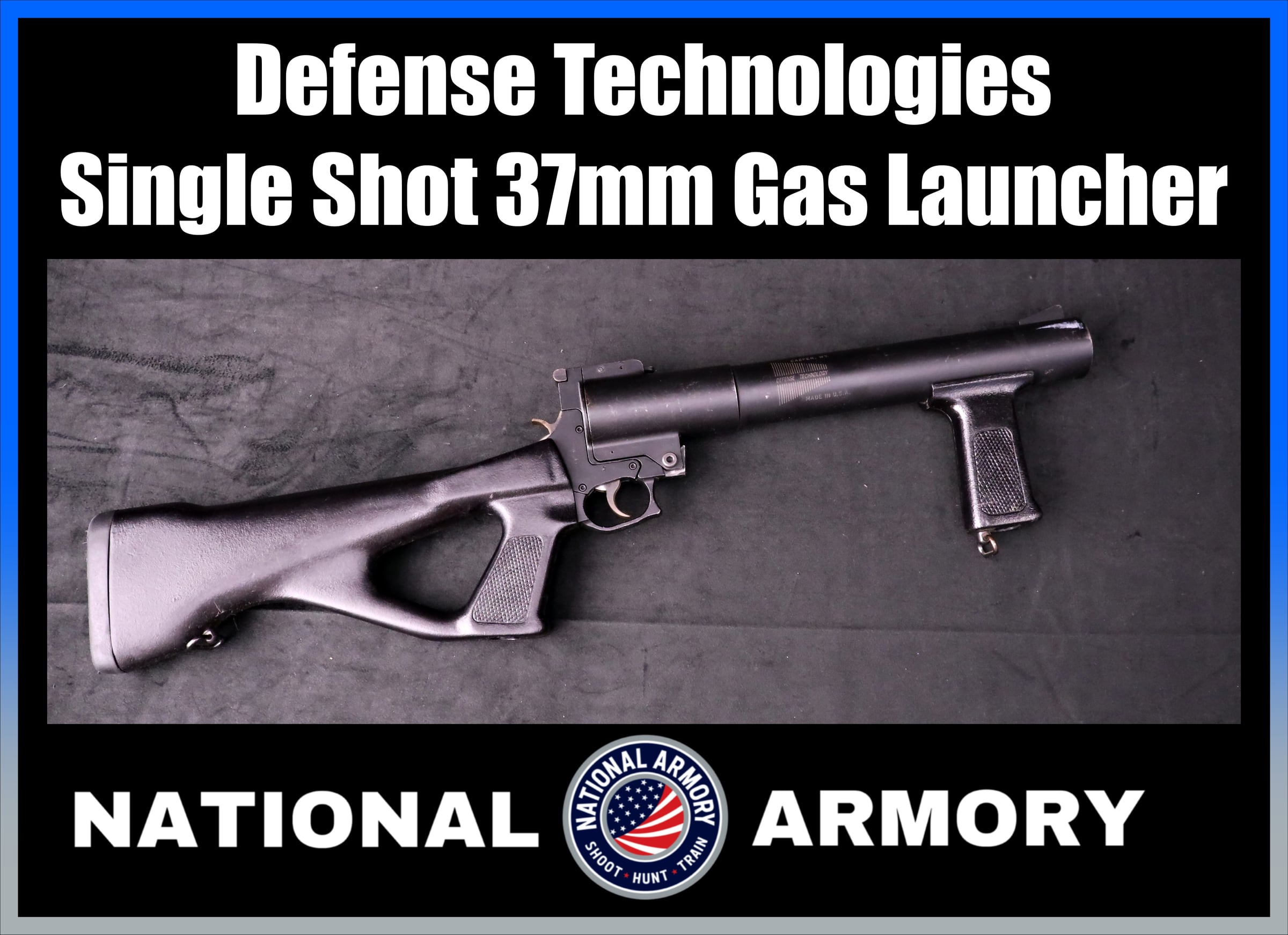 Defense Technologies Model 1315 37mm Single Shot Gas Launcher-img-0