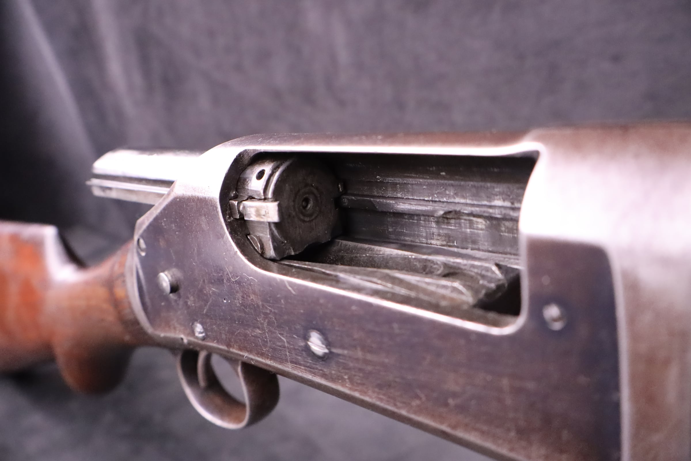 1907 Winchester 1897 Takedown 12 GA 18.5" Outlaw Cut Pump Shotgun Slam Fire-img-11