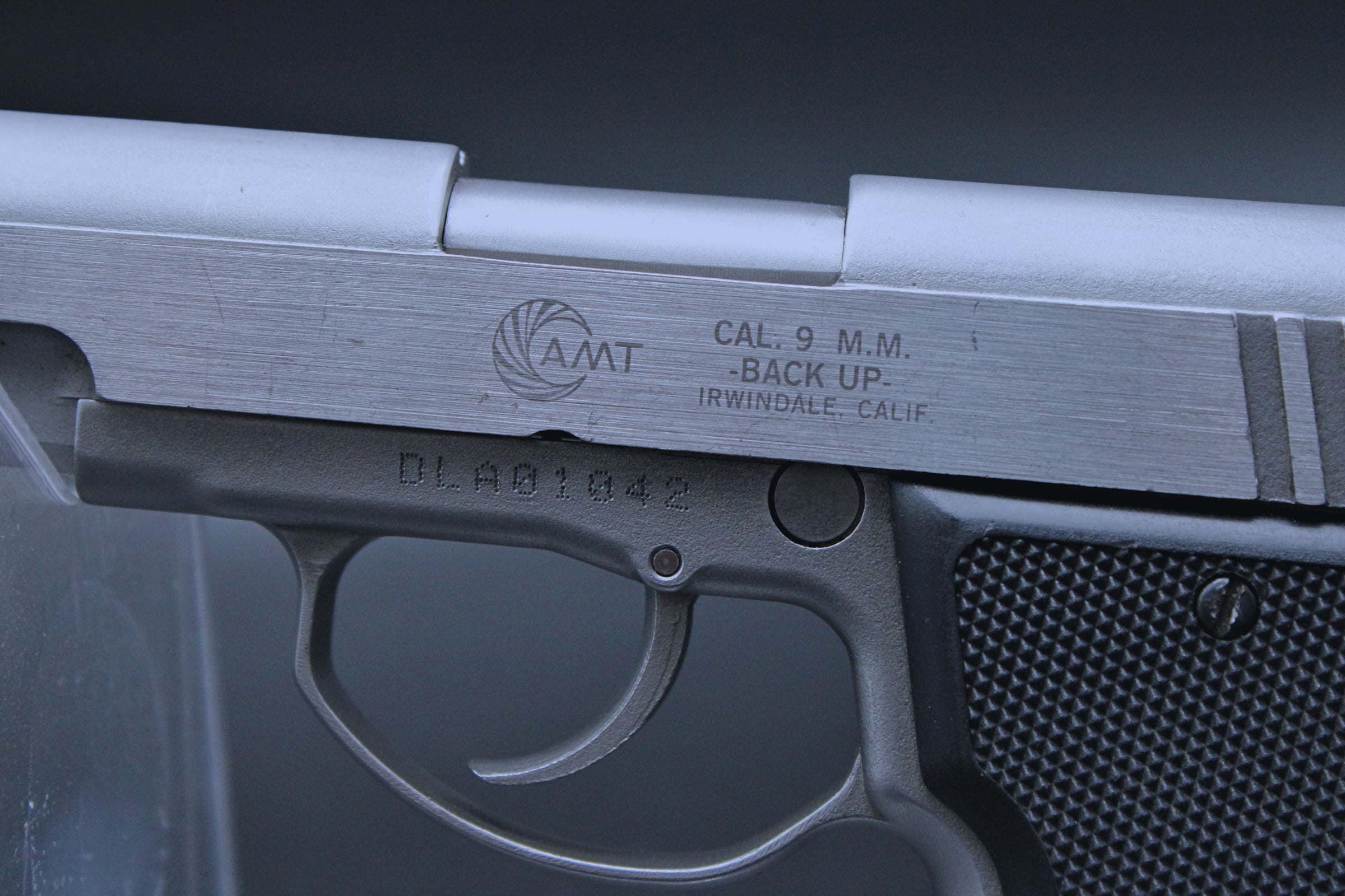 1990s AMT Back Up 9mm 2.5" BBL Stainless Steel-img-20