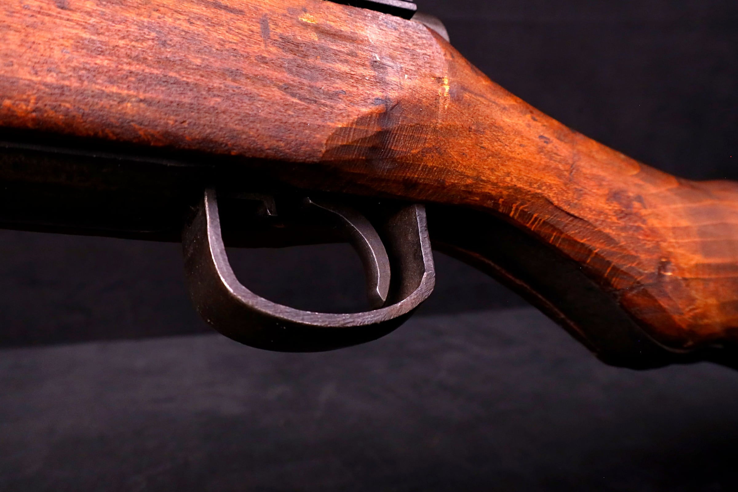 1944 WWII Japanese Arisaka Type 99 Last Ditch Rifle 7.7mm Rope Hole Stock-img-20