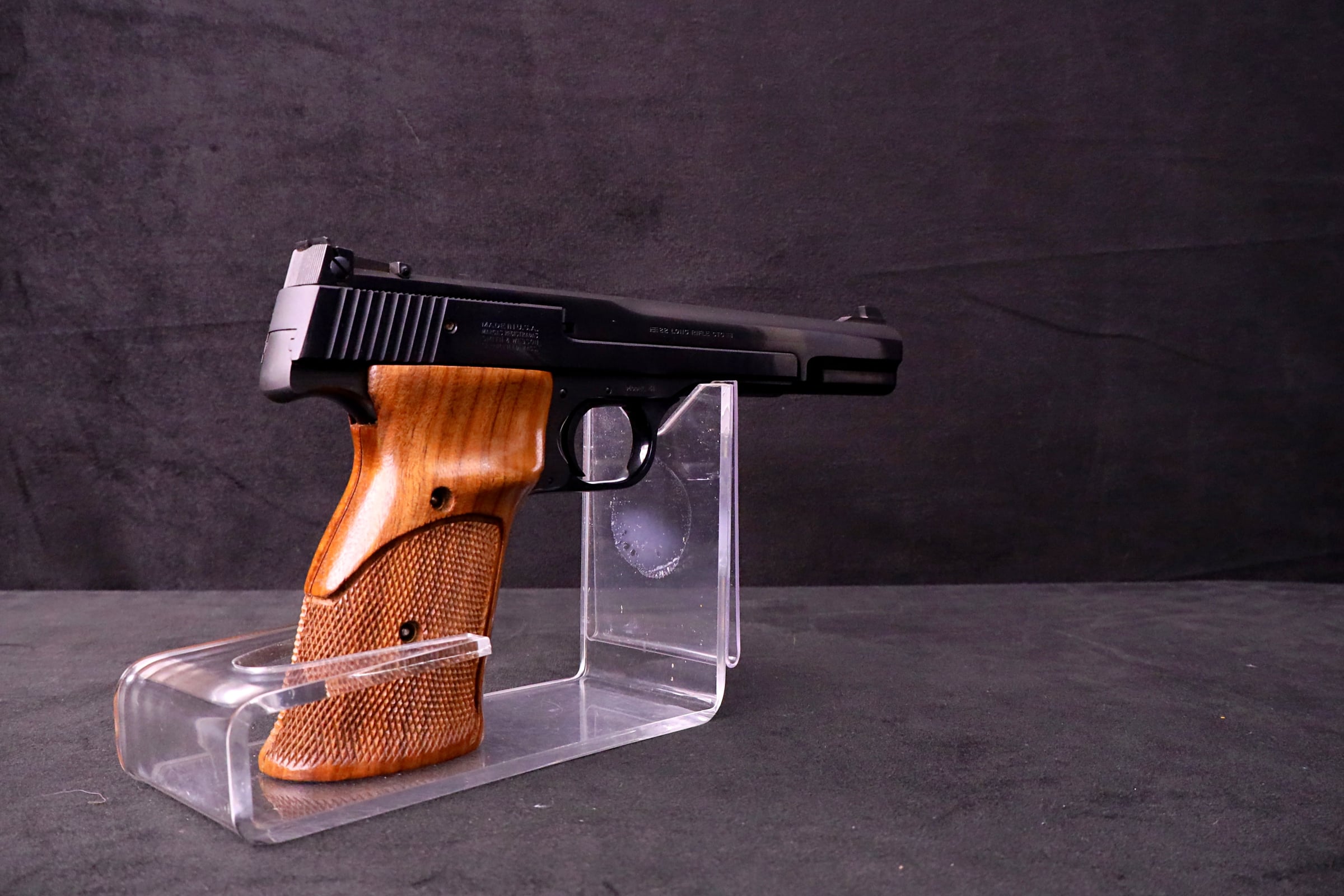 Smith & Wesson Model 41 .22 LR 7" Barrel Blued Single Action Target Pistol-img-16