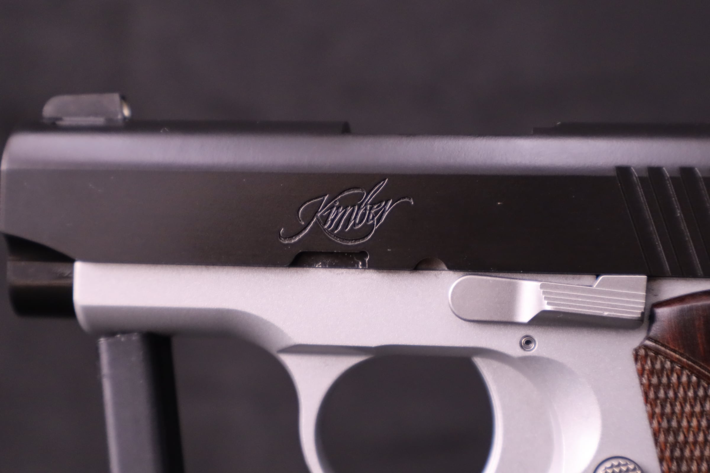 Kimber Micro 9 RTC Two-Tone 9mm Rosewood Grips Alluminum Frame Holster-img-24