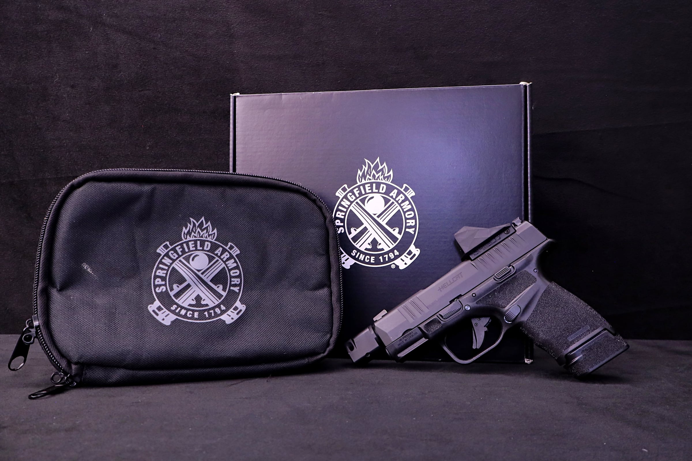 Springfield Armory Hellcat OSP 9mm Comp Shield Red Dot Original Box Case-img-1