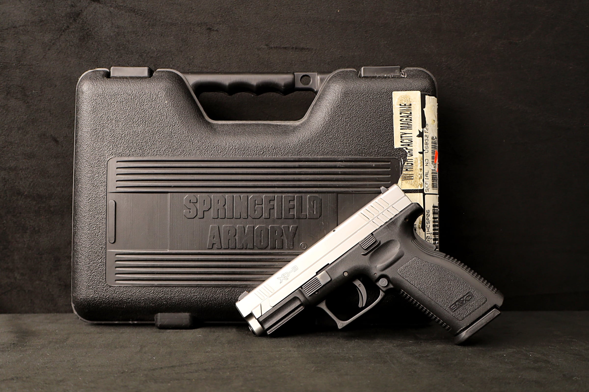 Springfield Armory XD-9 Service 9mm Pistol 4" Two Tone 2 Mags Case-img-5