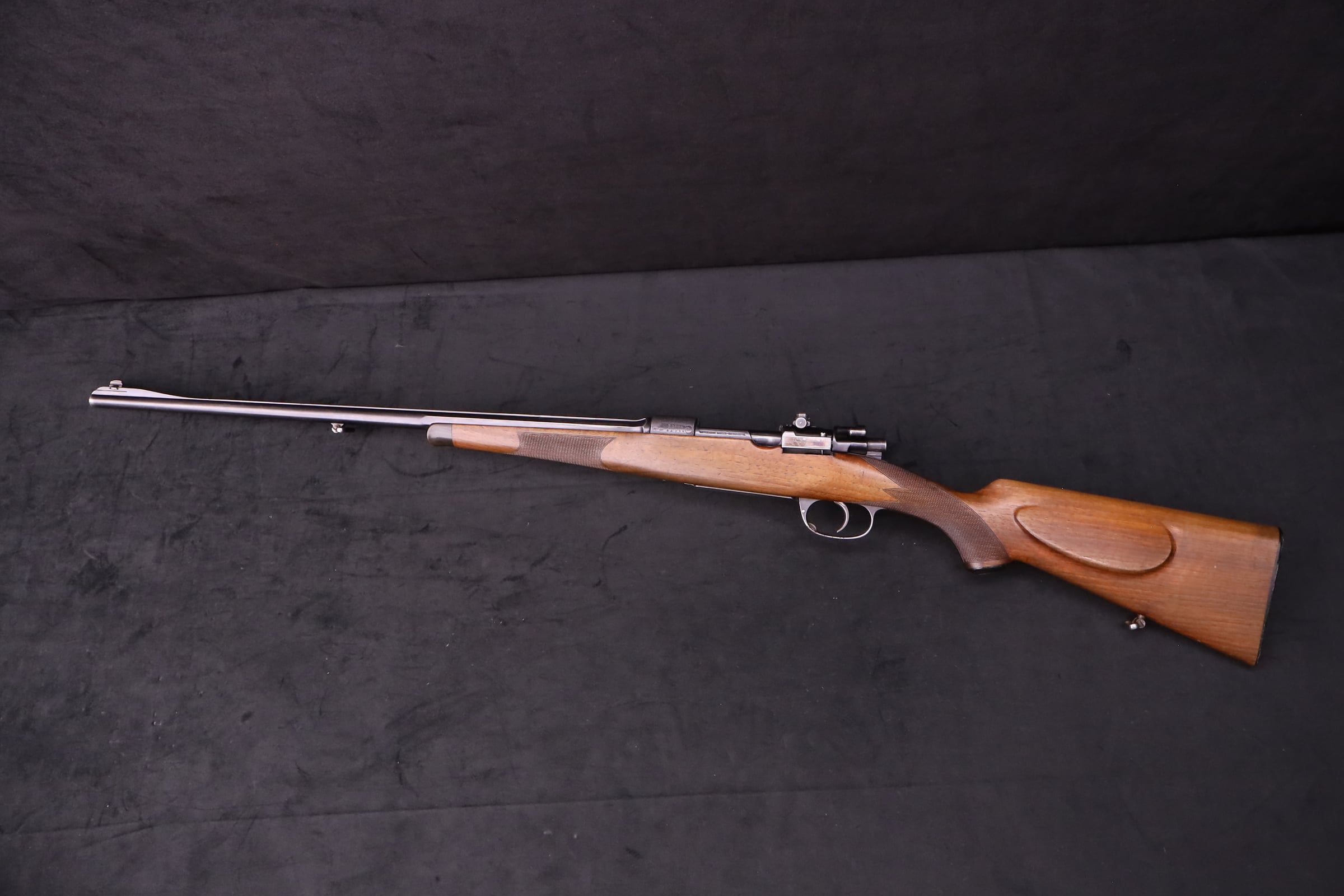 Original Pre-War Mauser Oberndorf Sporter .30-06 Half Octagon Ribbed Barrel-img-1