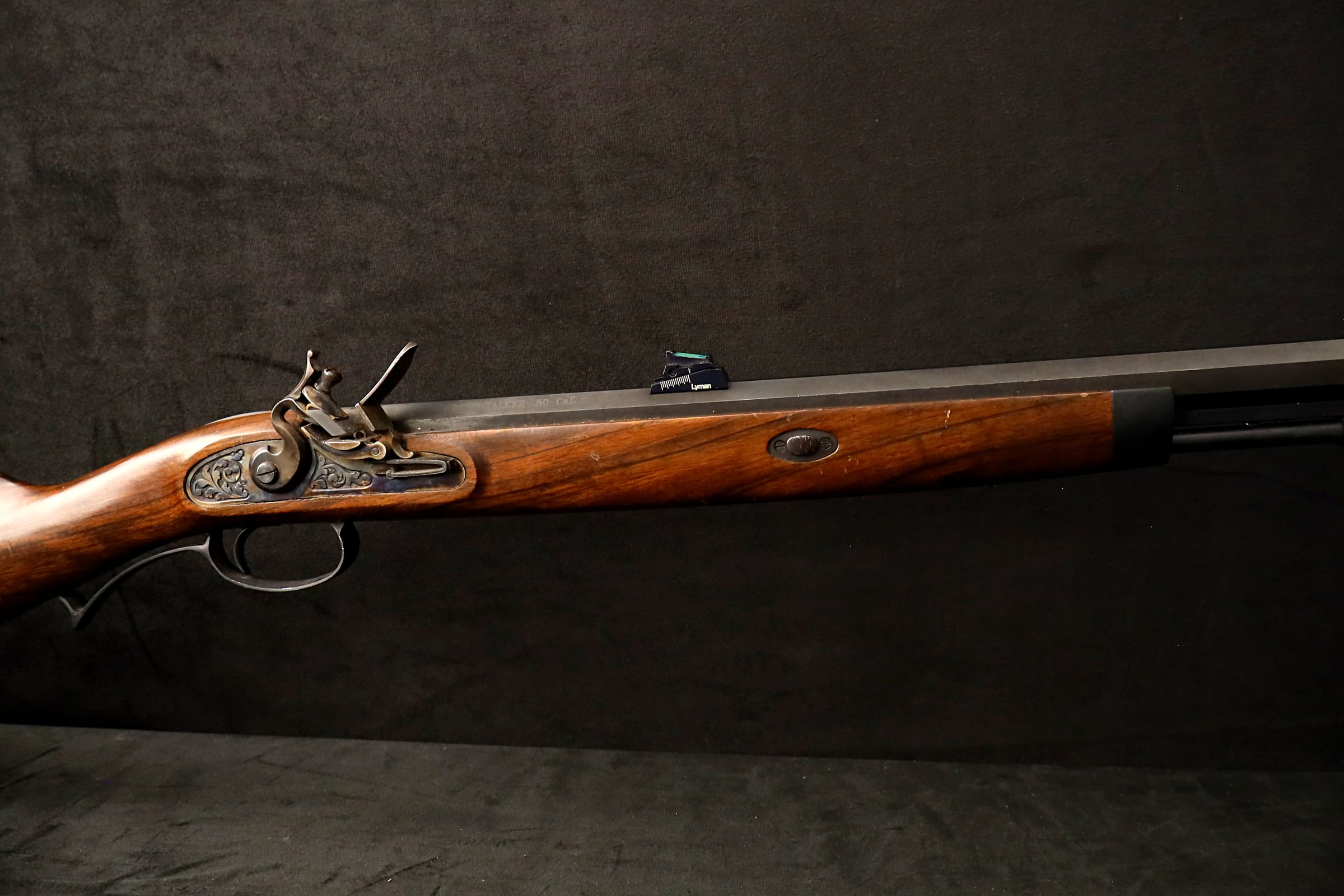 2000 Investarm Lyman Deerstalker .50 Cal Flintlock Black Powder Rifle-img-5