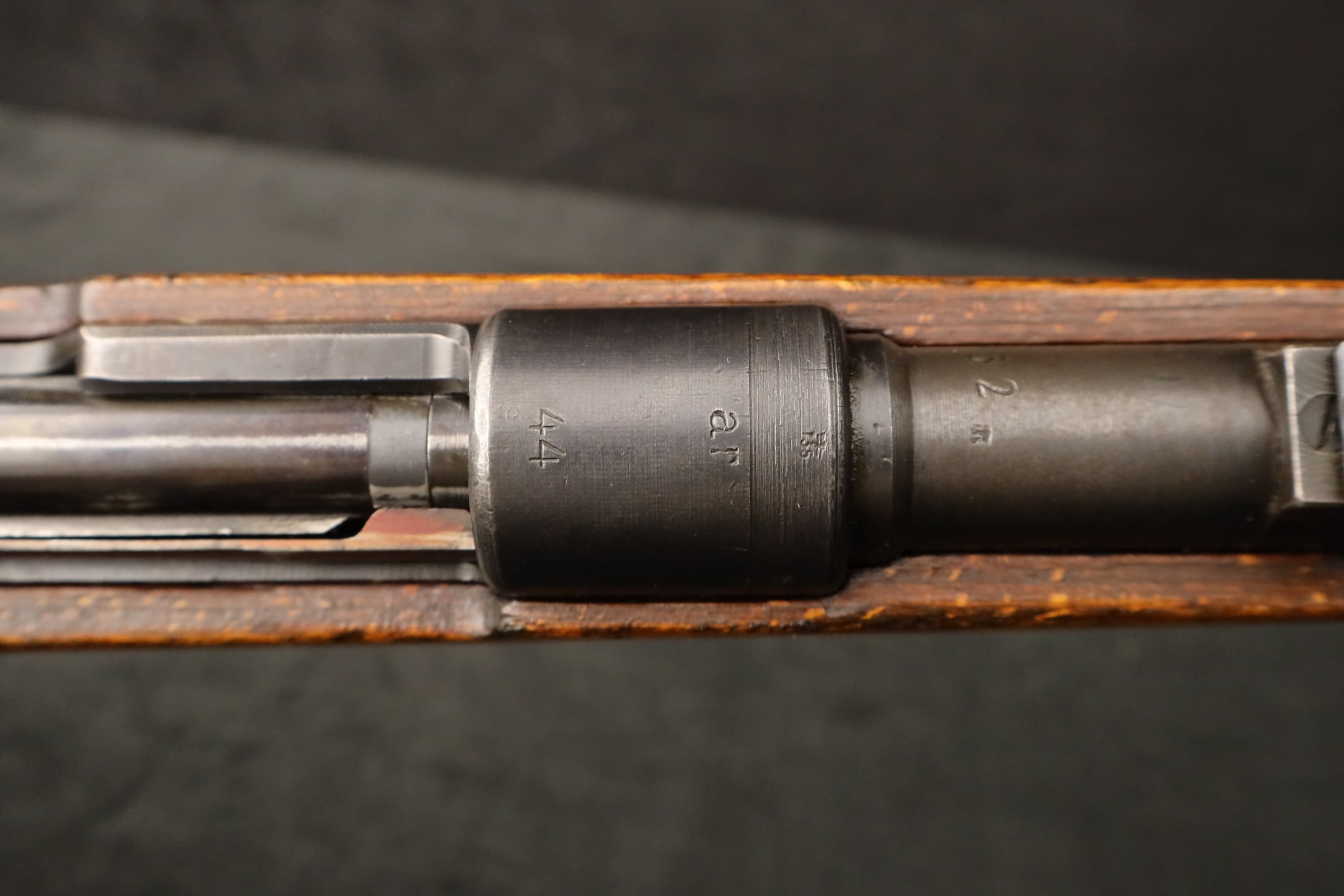 Mauser K98K ar 44 8mm GI Bring-Back Barracks Bag Cut Non-Import WWII Rifle-img-15