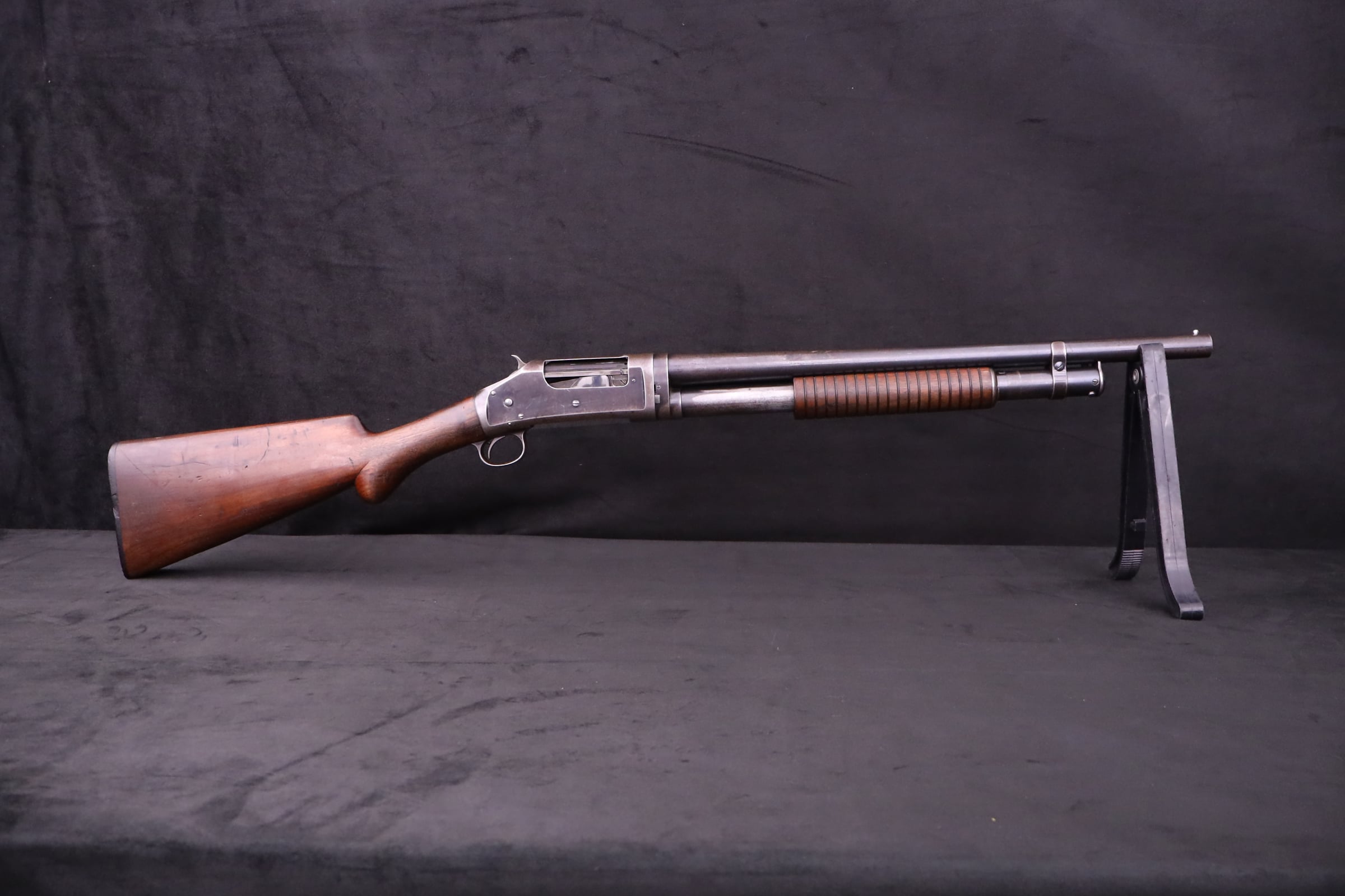 1907 Winchester 1897 Takedown 12 GA 18.5" Outlaw Cut Pump Shotgun Slam Fire-img-3