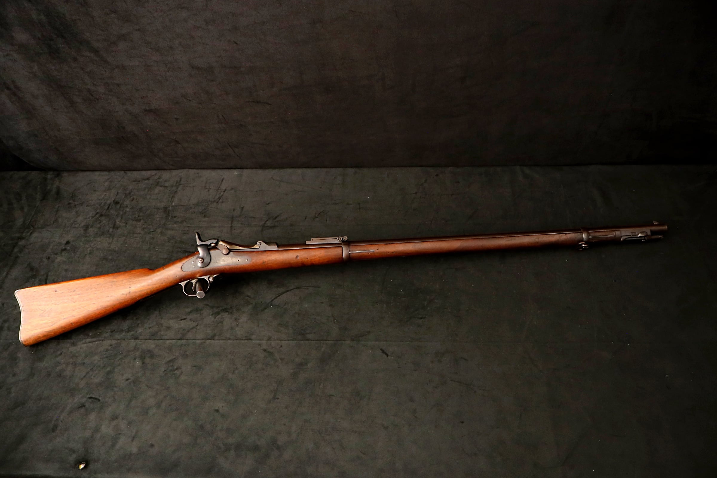 Antique 1880 Springfield Armory 1873 Trapdoor .45-70 Single Shot Rifle-img-2