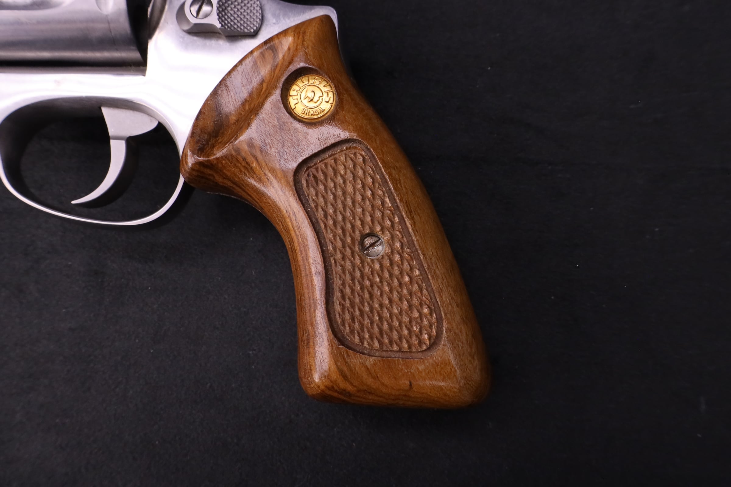Taurus Model 85 .38 Special 2" Stainless 5-Shot Snub Revolver Walnut Grips-img-6
