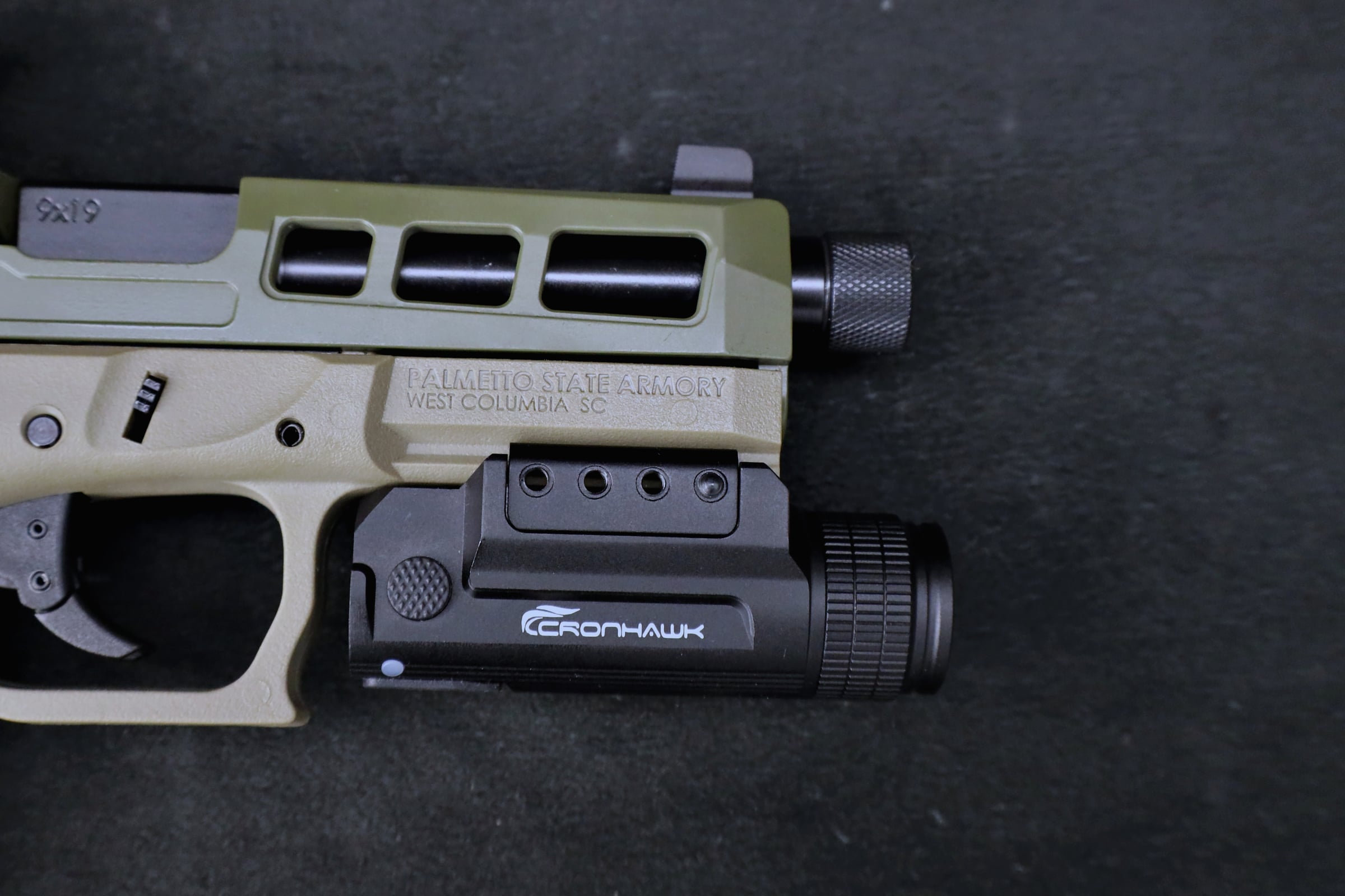 Palmetto State Armory Dagger Compact 9mm w/ Red Dot Light & Case-img-8