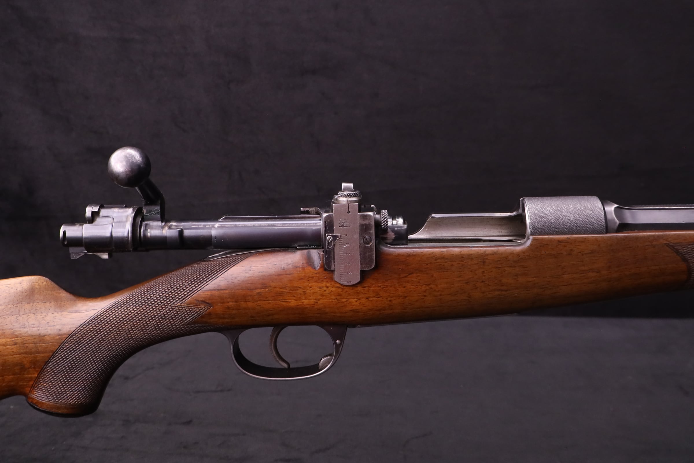 Original Pre-War Mauser Oberndorf Sporter .30-06 Half Octagon Ribbed Barrel-img-9