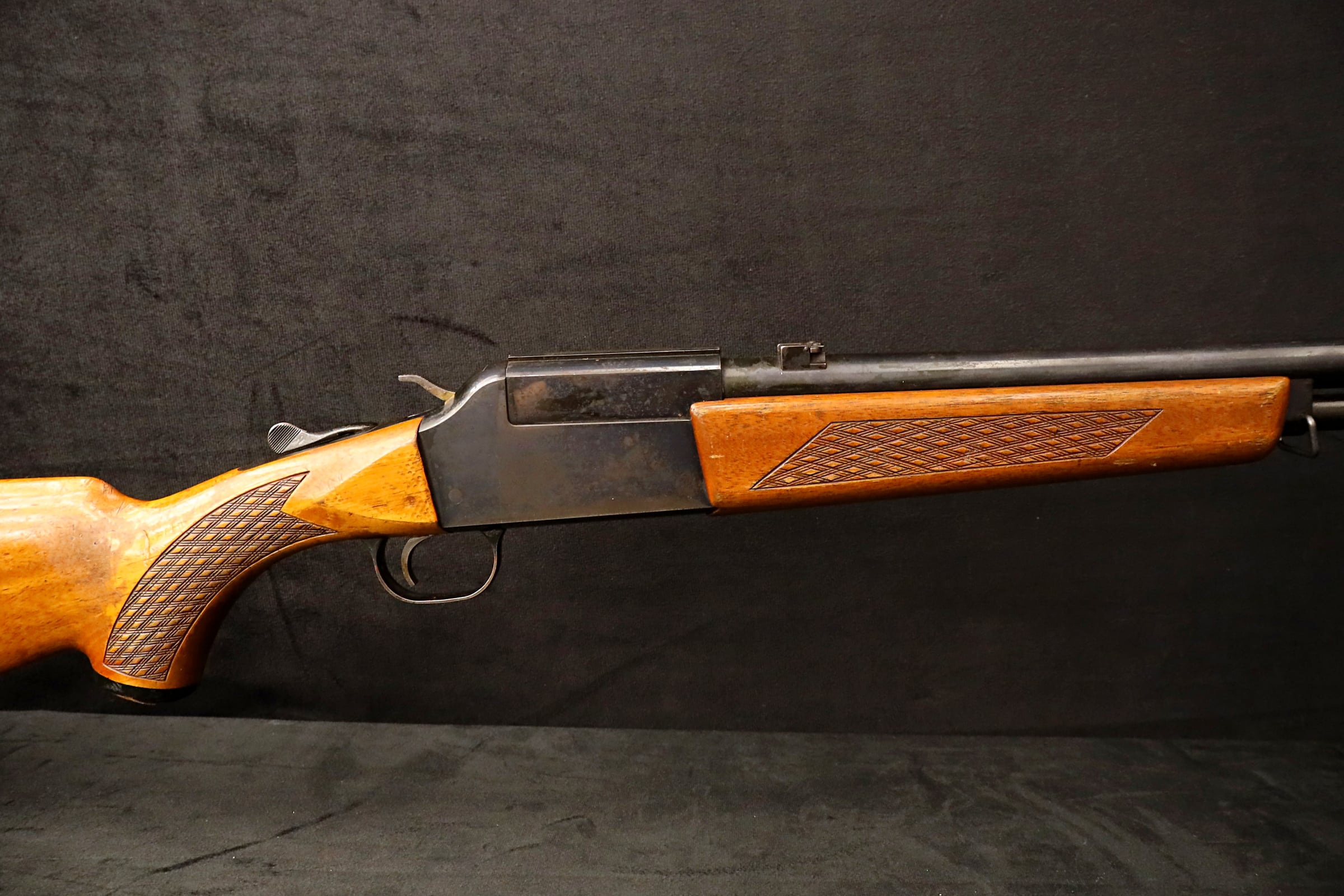 1975 Tikka 12-70 M-70 Over/Under Combo Gun 12 GA .222 Rem 26"-img-5