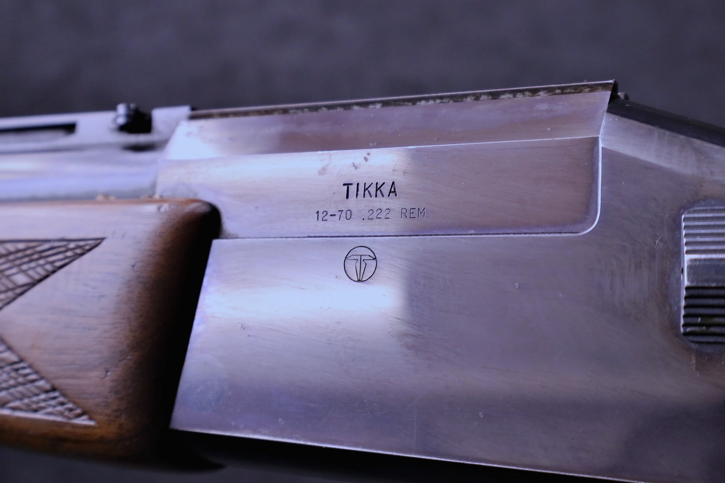 1970s Tikka 12-70 12 GA .222 Rem Over/Under Combo Gun Sako-img-10