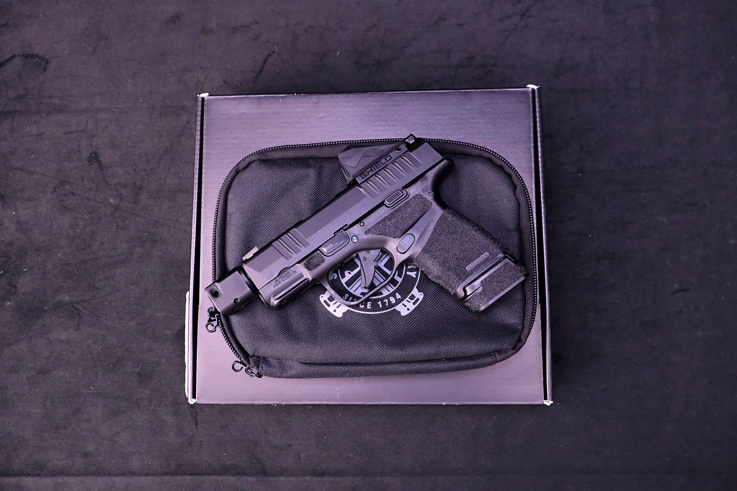 Springfield Armory Hellcat OSP 9mm Comp Shield Red Dot Original Box Case-img-4