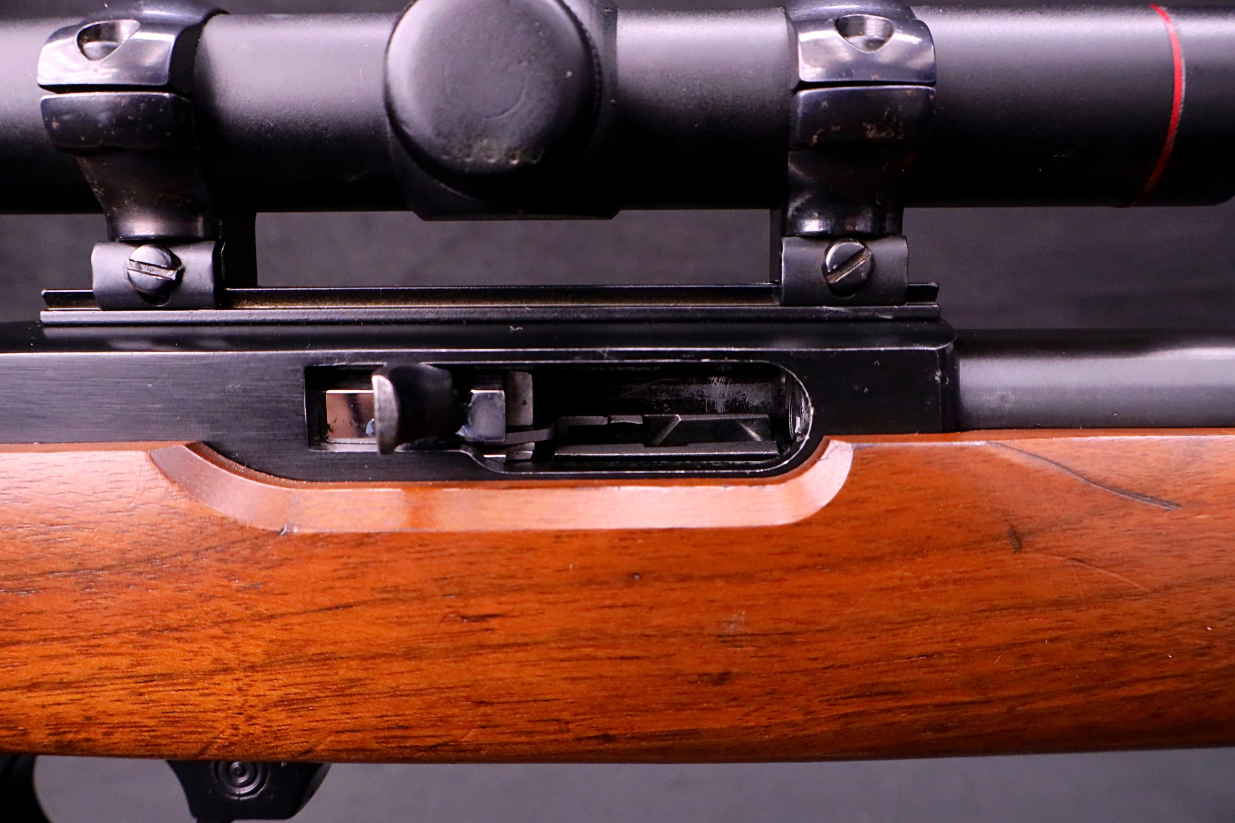 1996 Ruger 10/22 Carbine .22 LR 18.5" Wood Simmons 4X Scope Leather Sling-img-21