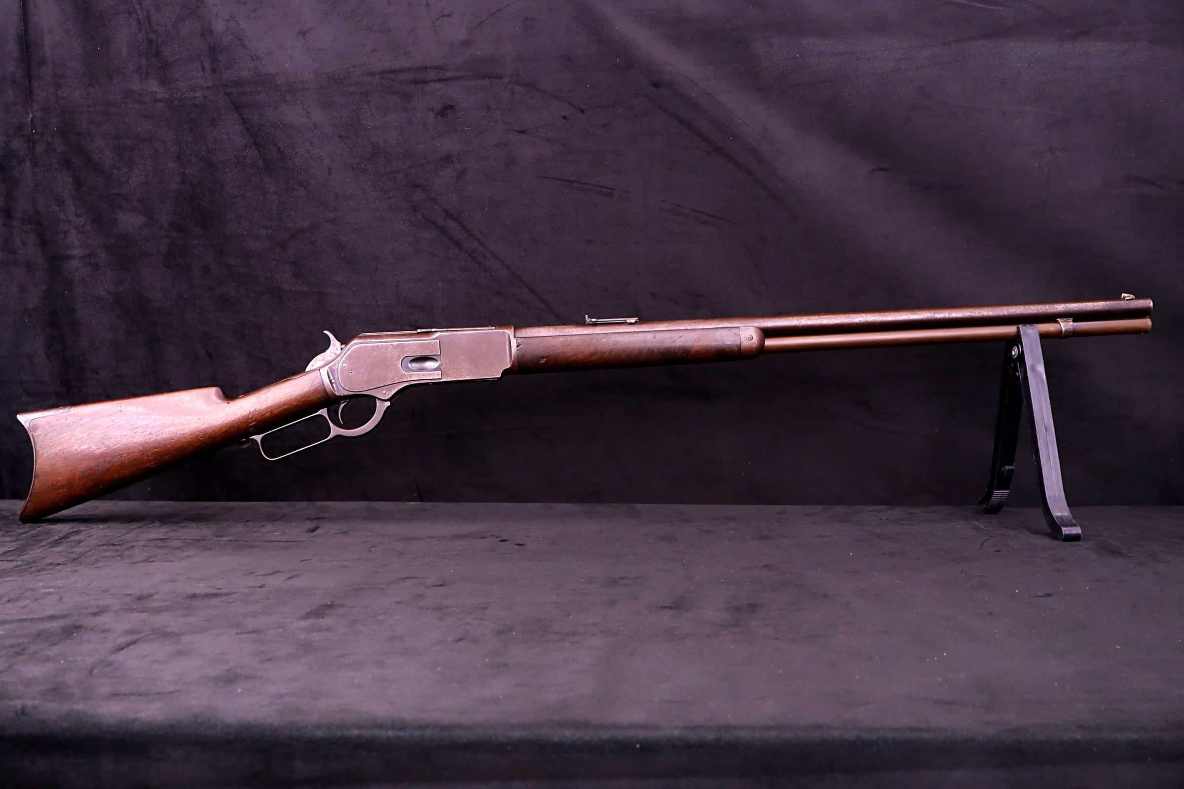 1886 Winchester 1876 Third Model Tom Horn Era .45-60 Frontier Lever Rifle-img-4