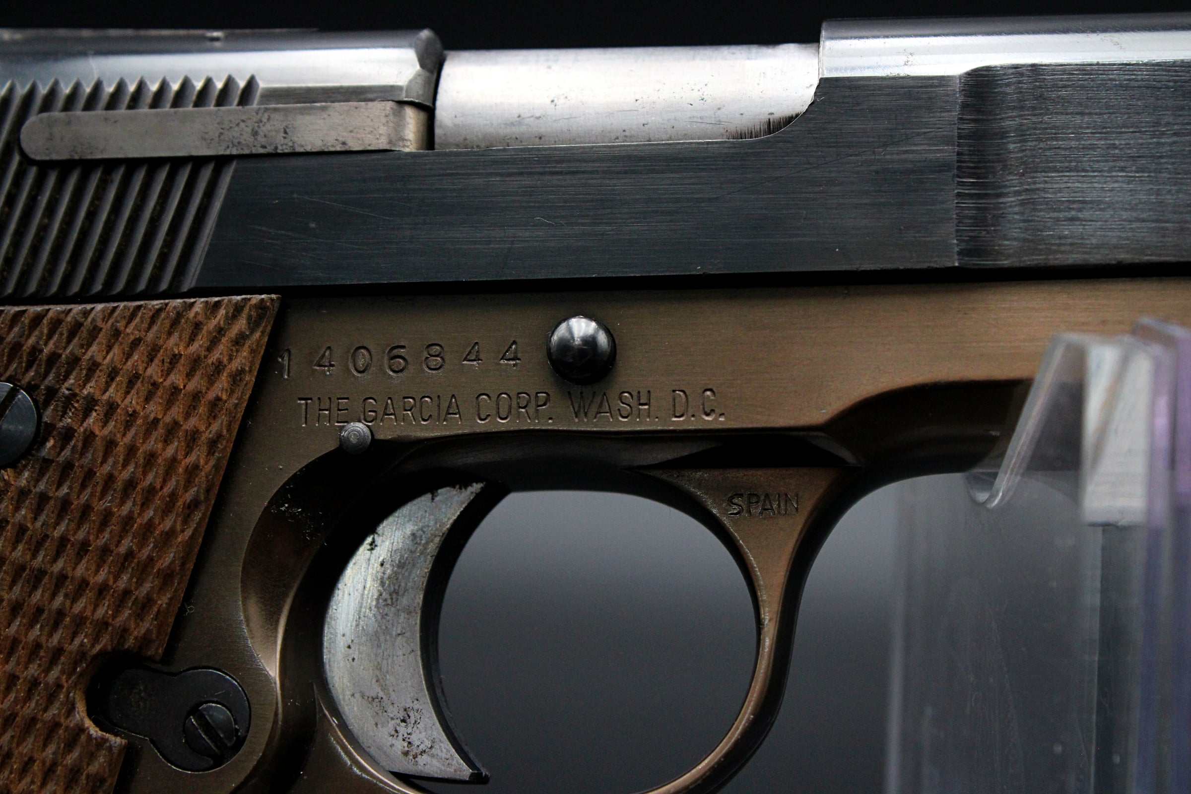 1975 Star PD .45 ACP Compact Pistol 3.75" Blued Bronze Two Tone Wood Grips-img-18