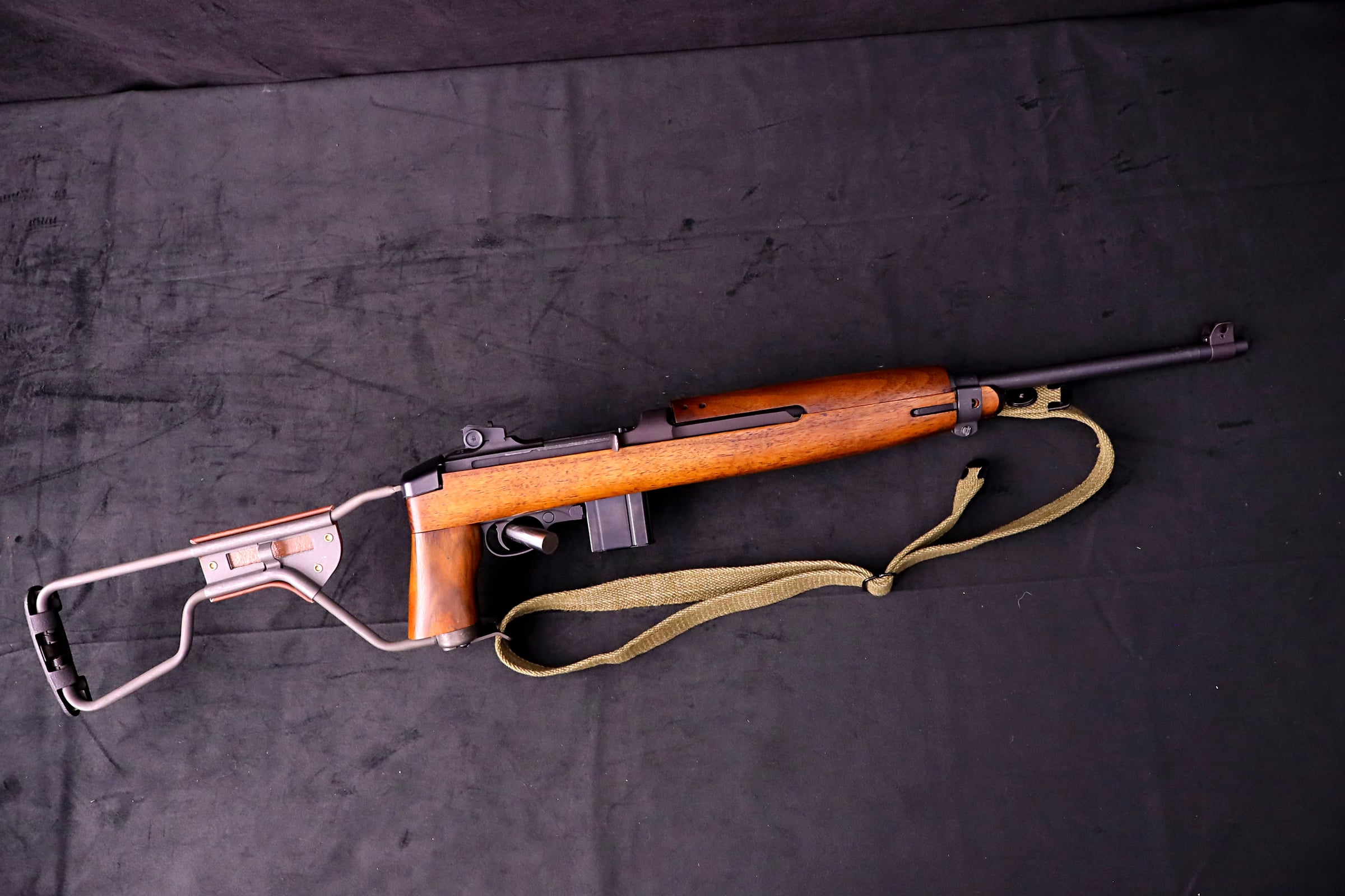 Inland M1A1 Paratrooper .30 Carbine 18" Semi-Auto Rifle-img-1