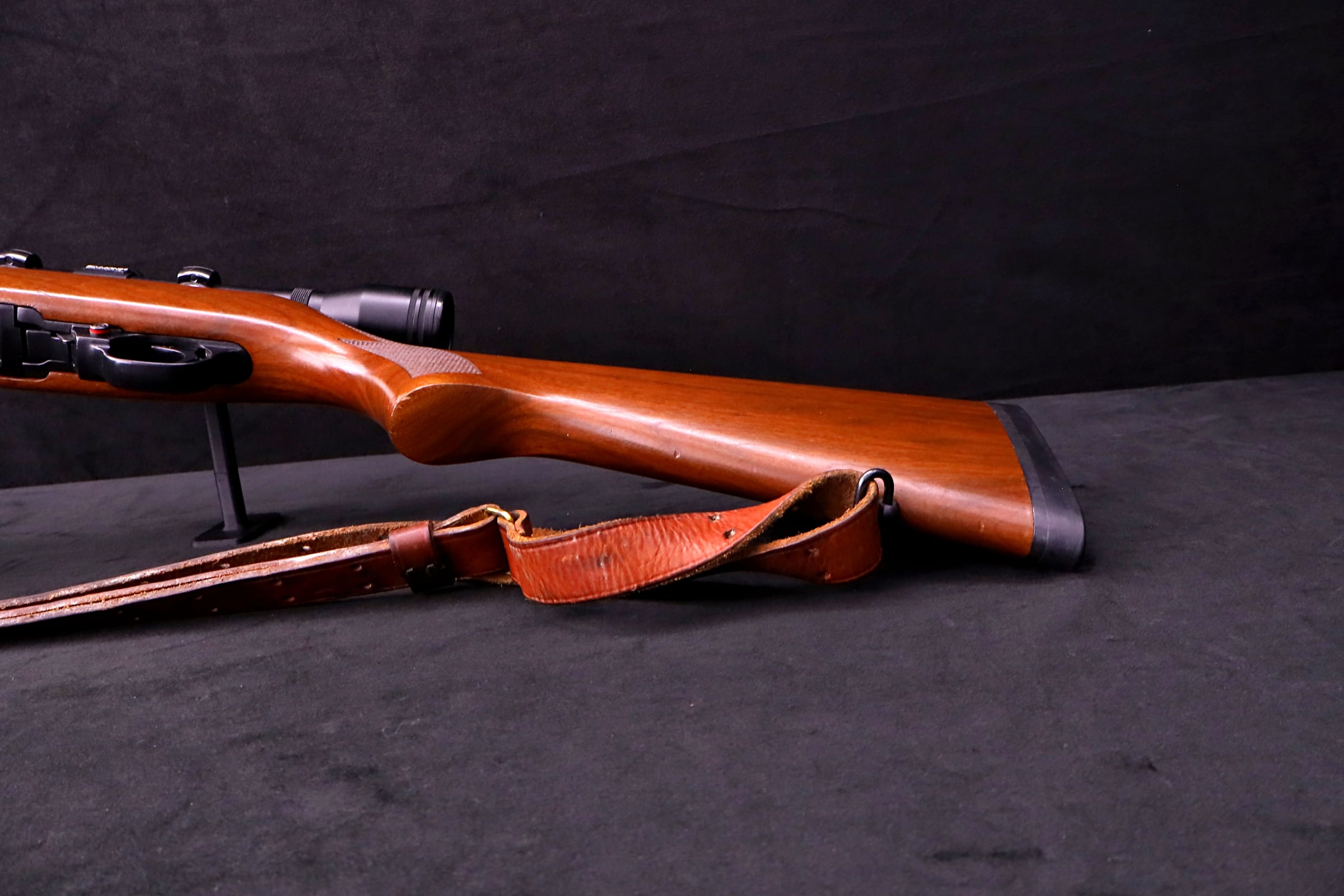 1996 Ruger 10/22 Carbine .22 LR 18.5" Wood Simmons 4X Scope Leather Sling-img-18