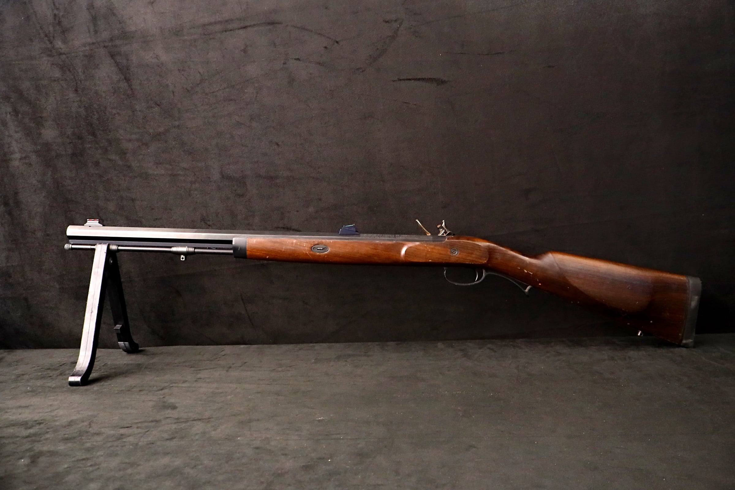 2000 Investarm Lyman Deerstalker .50 Cal Flintlock Black Powder Rifle-img-9