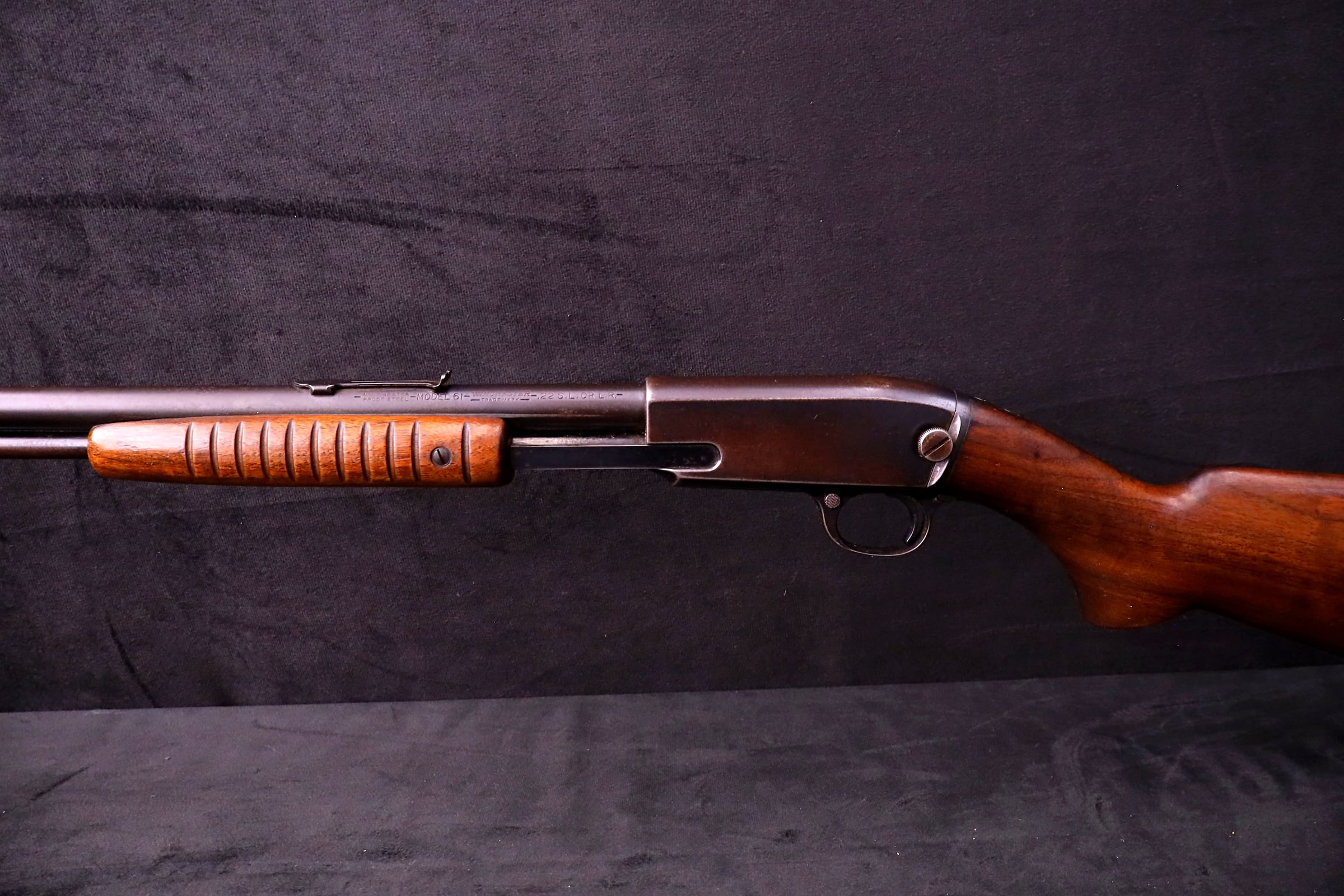 1937 Winchester Model 61 Pre-War .22 Slide Action Rifle 24" Round BBL-img-11