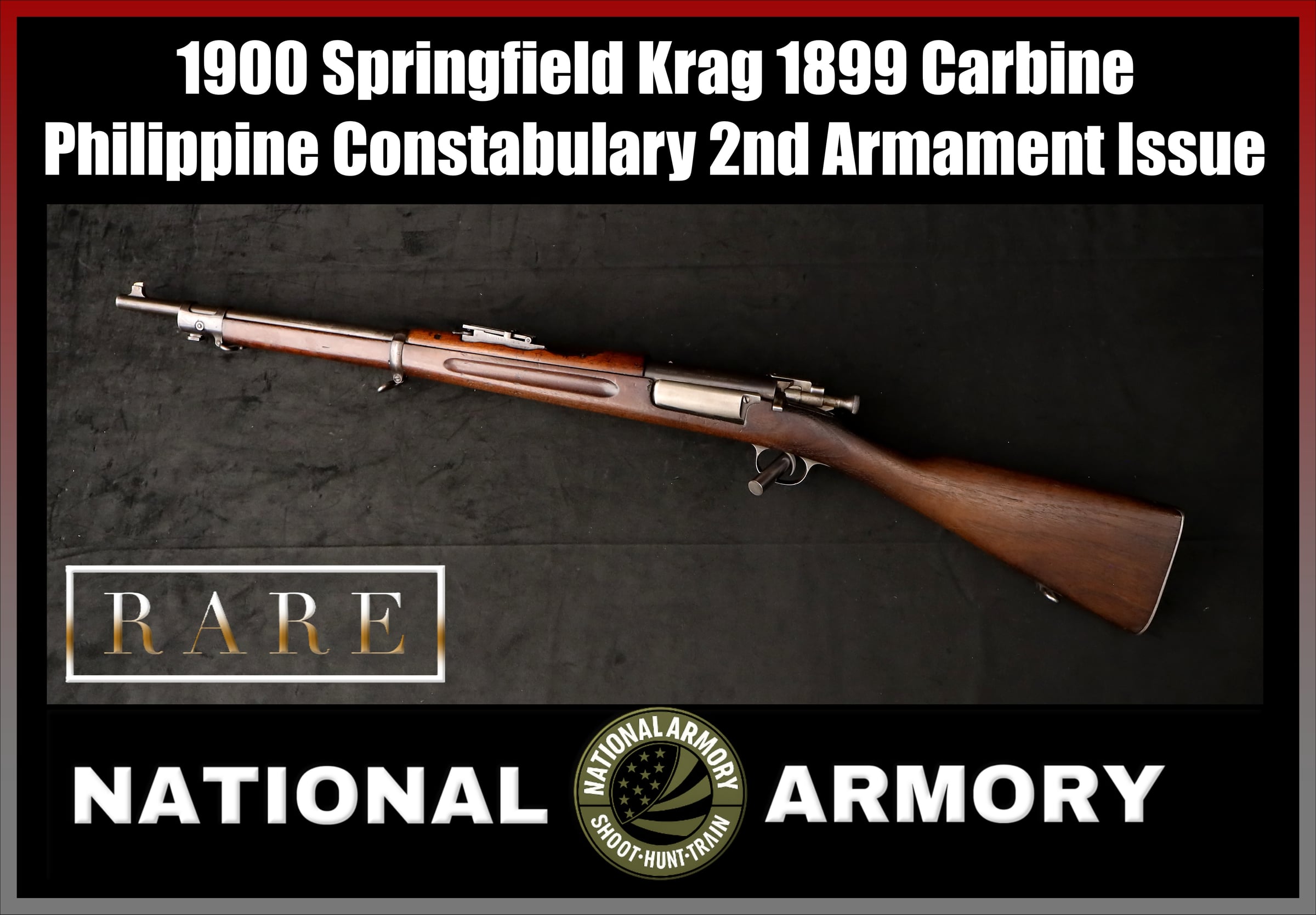 Springfield Krag 1899 Carbine Philippine Constabulary .30-40 2nd Armament-img-0