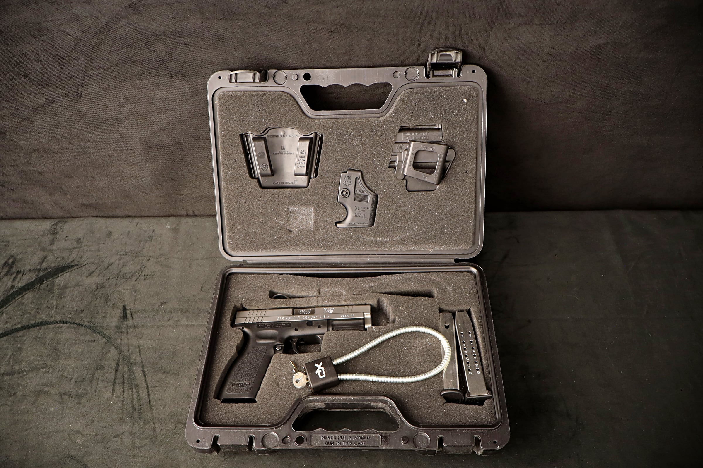 Springfield Armory XD-9 Service 9mm Pistol 4" Two Tone 2 Mags Case-img-1