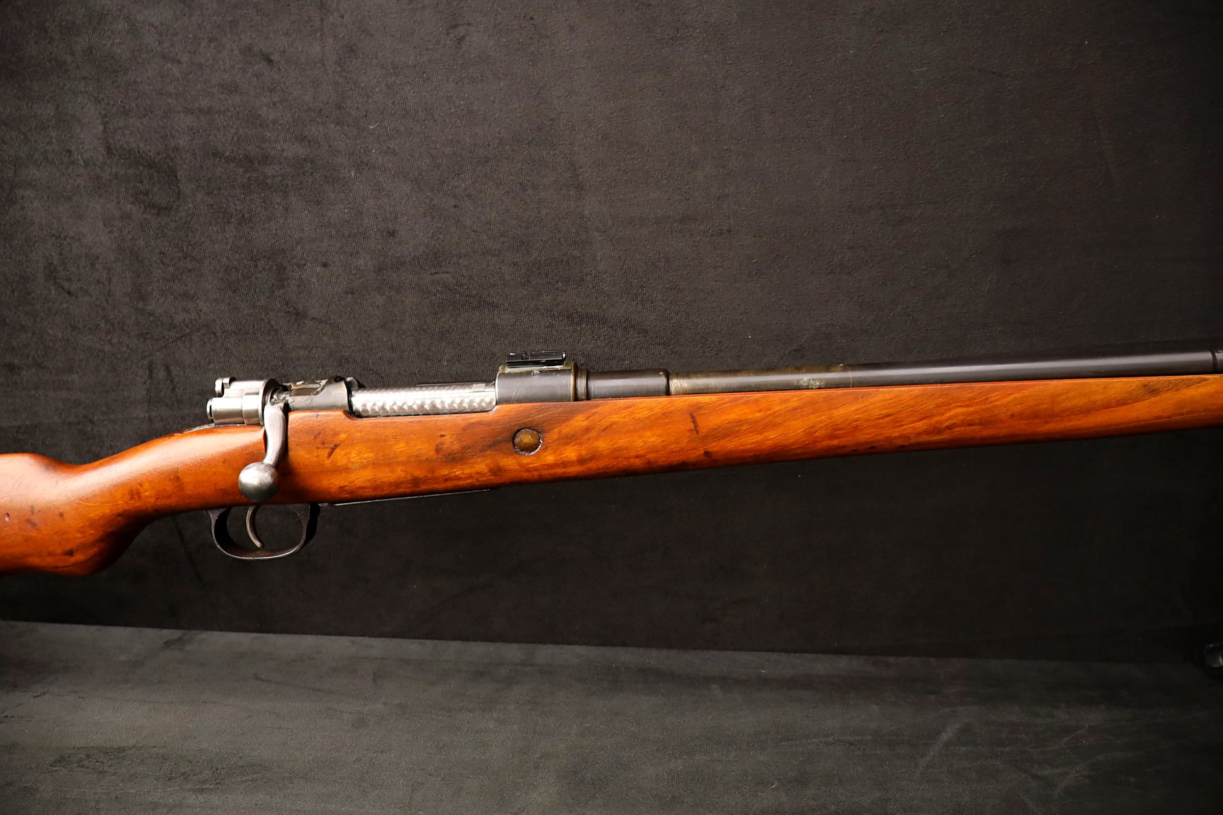 K98 8mm Mauser Sporter Rifle 24" BBL Jeweled Bolt Full Wood Stock-img-5