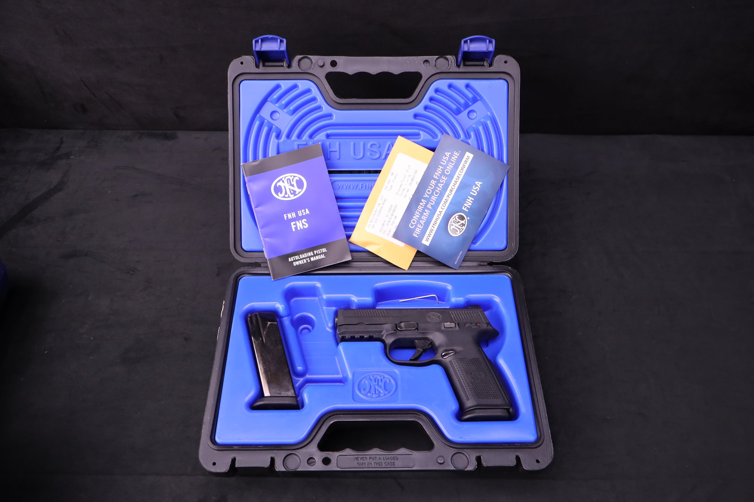 FN FNS-40 .40 S&W 4" BBL w/ Case & 2 Magazines-img-2